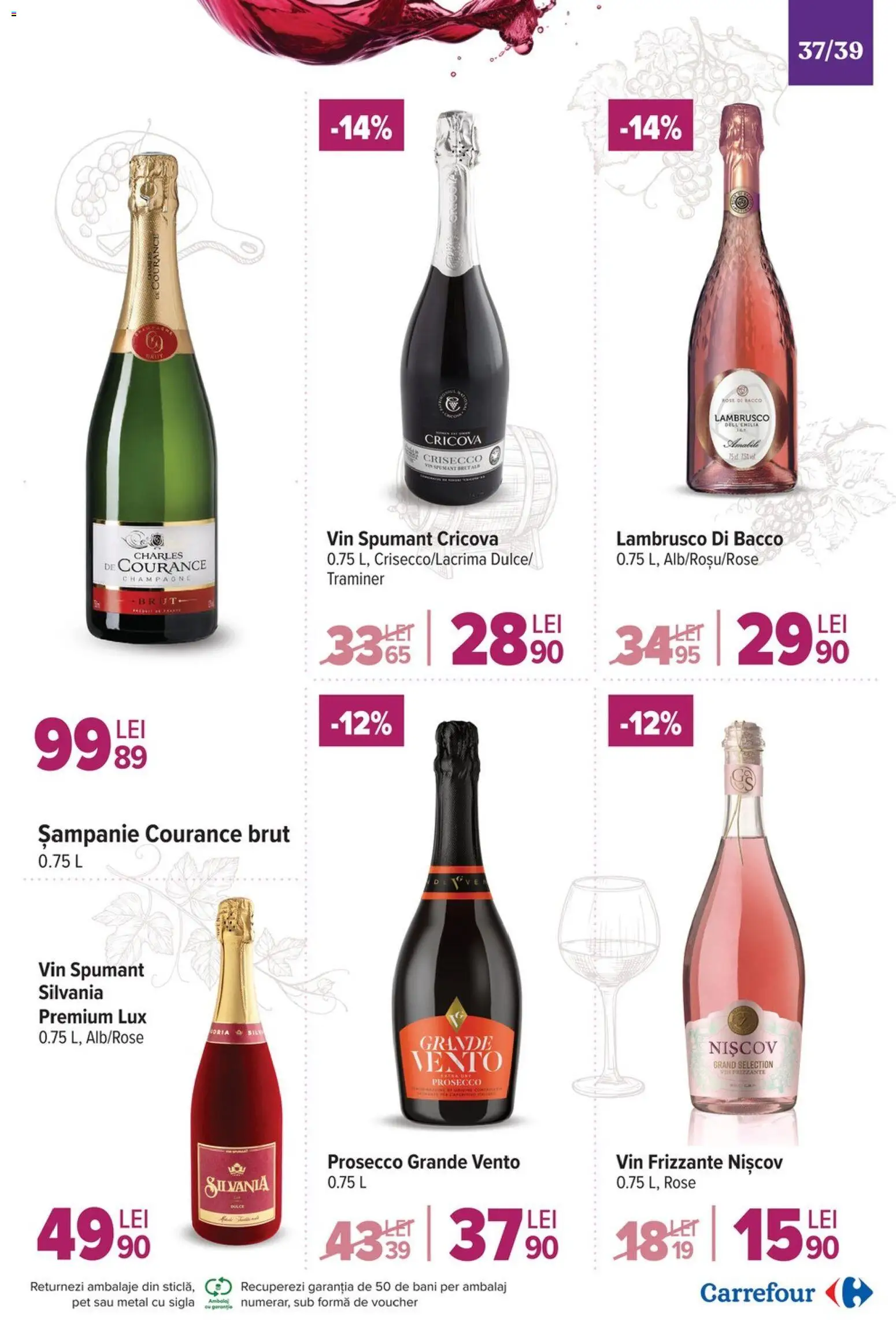 Noul catalog Carrefour – valabil de la 19.11.2025 | Pagină: 37 | Produse: Prosecco, Vin, Toplu Oyuncaklar