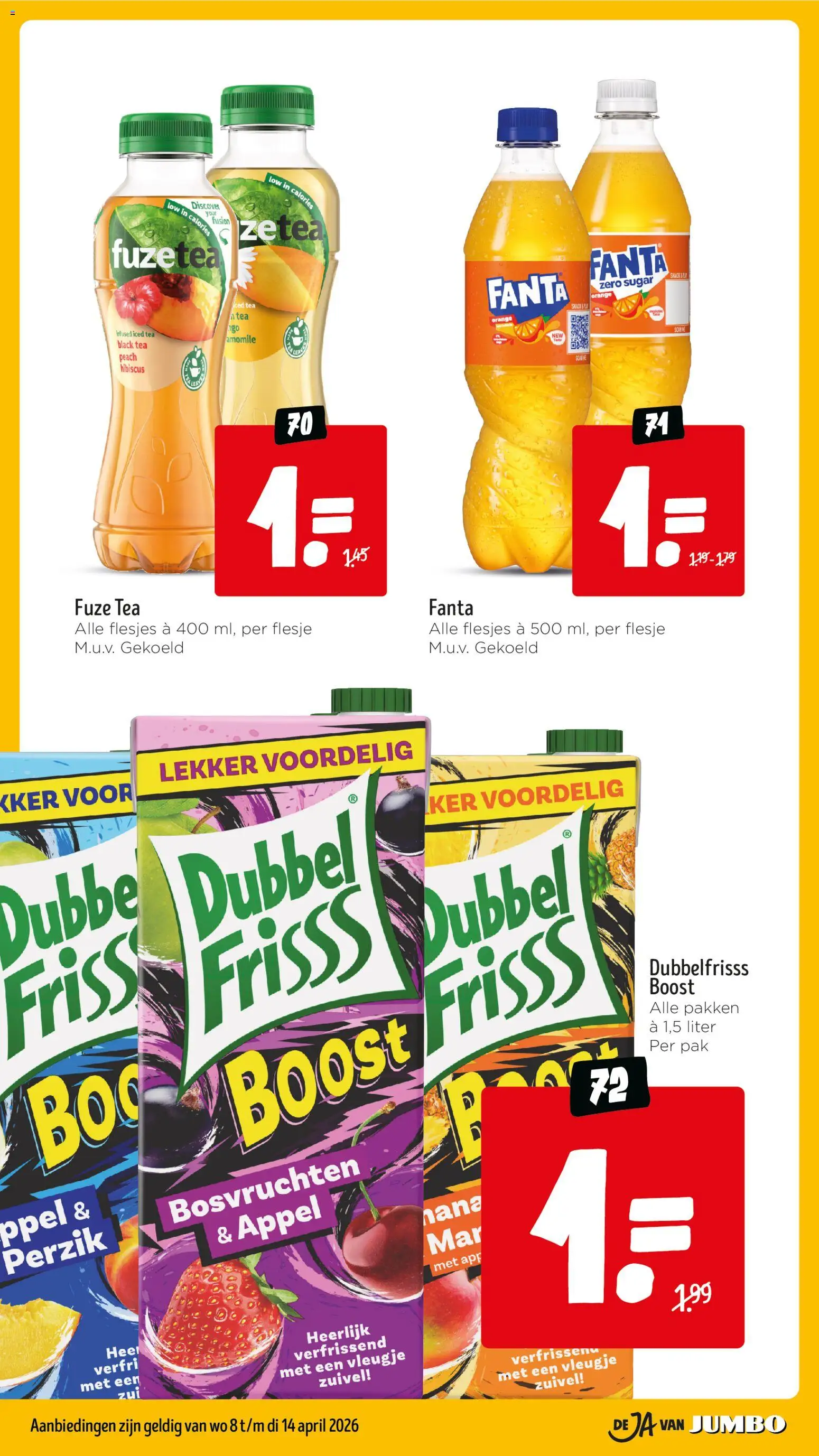 {H1} | Pagina: 25 | Producten: Zuivel, Fanta, Boost, Appel