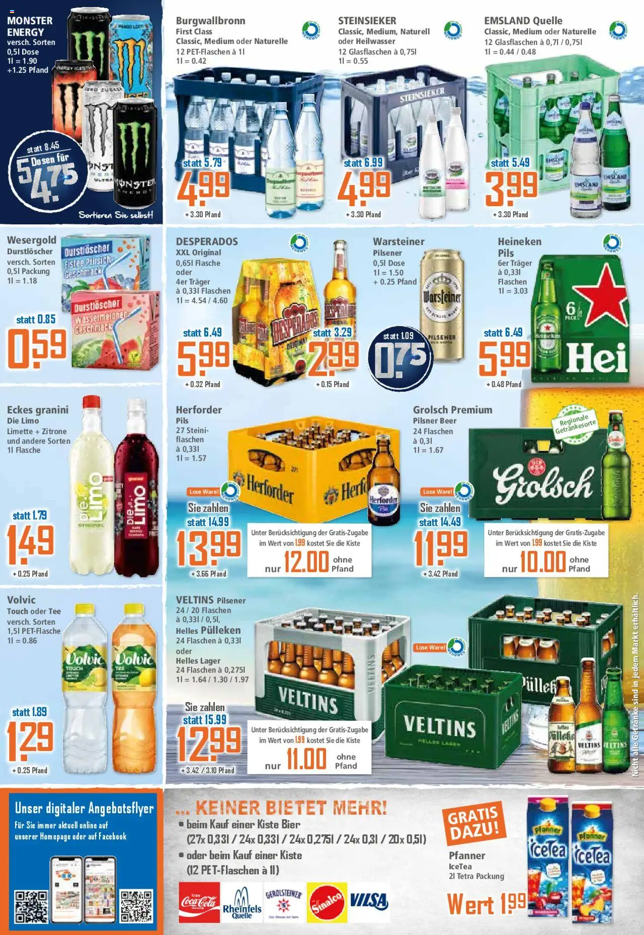 Klaas & Kock Prospekt 	 - gültig ab dem 18.08.2025 | Seite: 12 | Produkte: Bier, Desperados, Limette, Tee