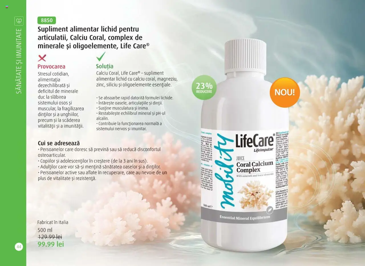 Noul catalog Life Care – valabil de la 01.10.2025 | Pagină: 46 | Produse: Body