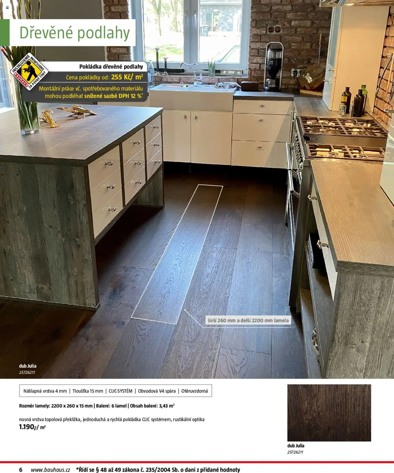 Bauhaus katalog Podlahové krytiny od 01.08.2025 | Strana: 6