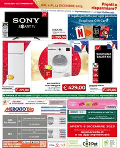 Anteprima del volantino Mercatò Big catalogo valido a partire dal 04.12.2025 | Pagina: 24 | Prodotti: Carrello, The, Smartphone, Frigorifero