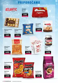 Mercator katalog akcije – veljaven od 01.12.2025 | Stran: 4 | Izdelki: Namaz, Flips, Bonboniera, Kava