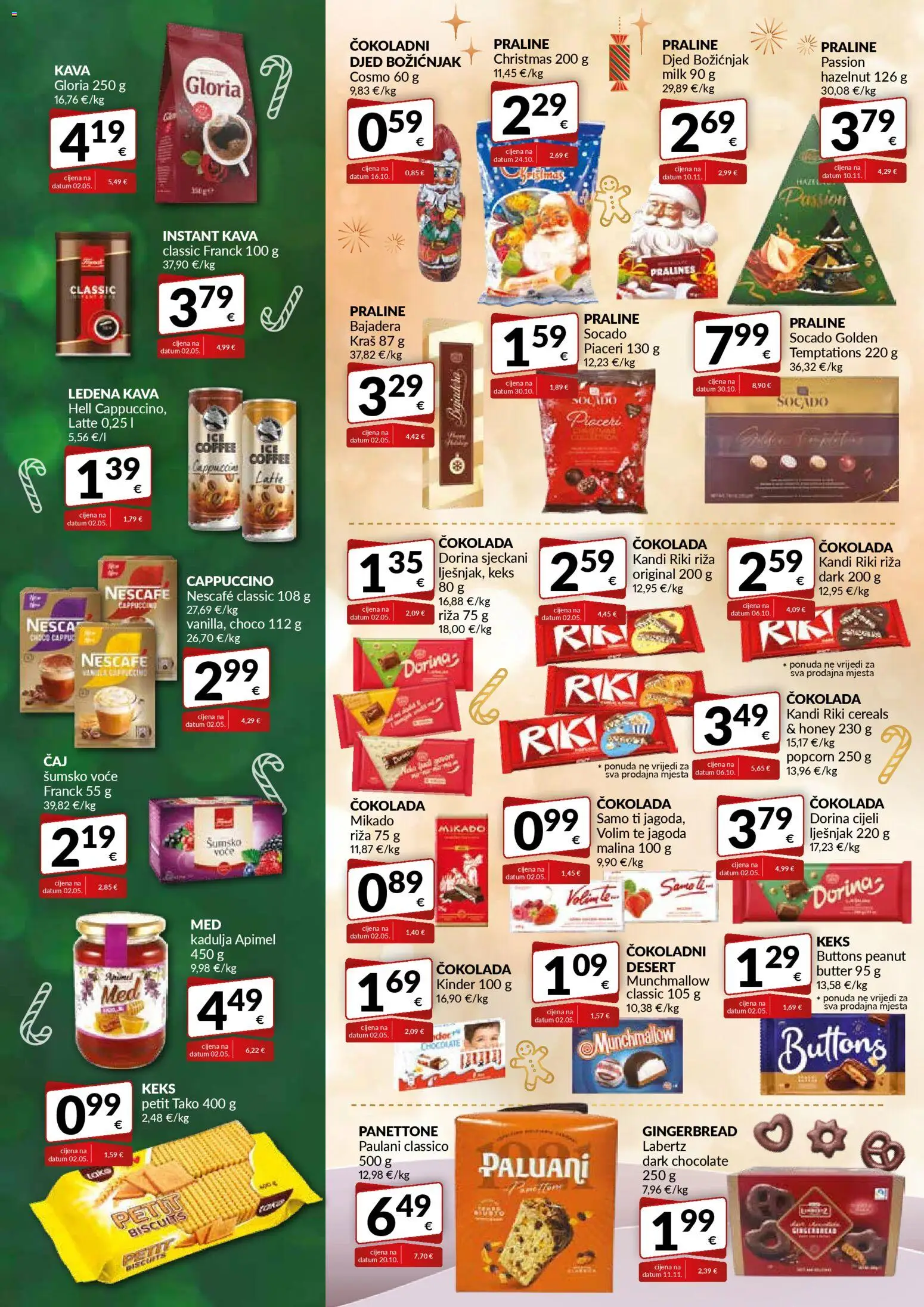 Bakmaz katalog | vrijedi od 11.12.2025 | Stranica: 2 | Proizvodi: Šumsko voće, Hell, Ledena kava, Voće