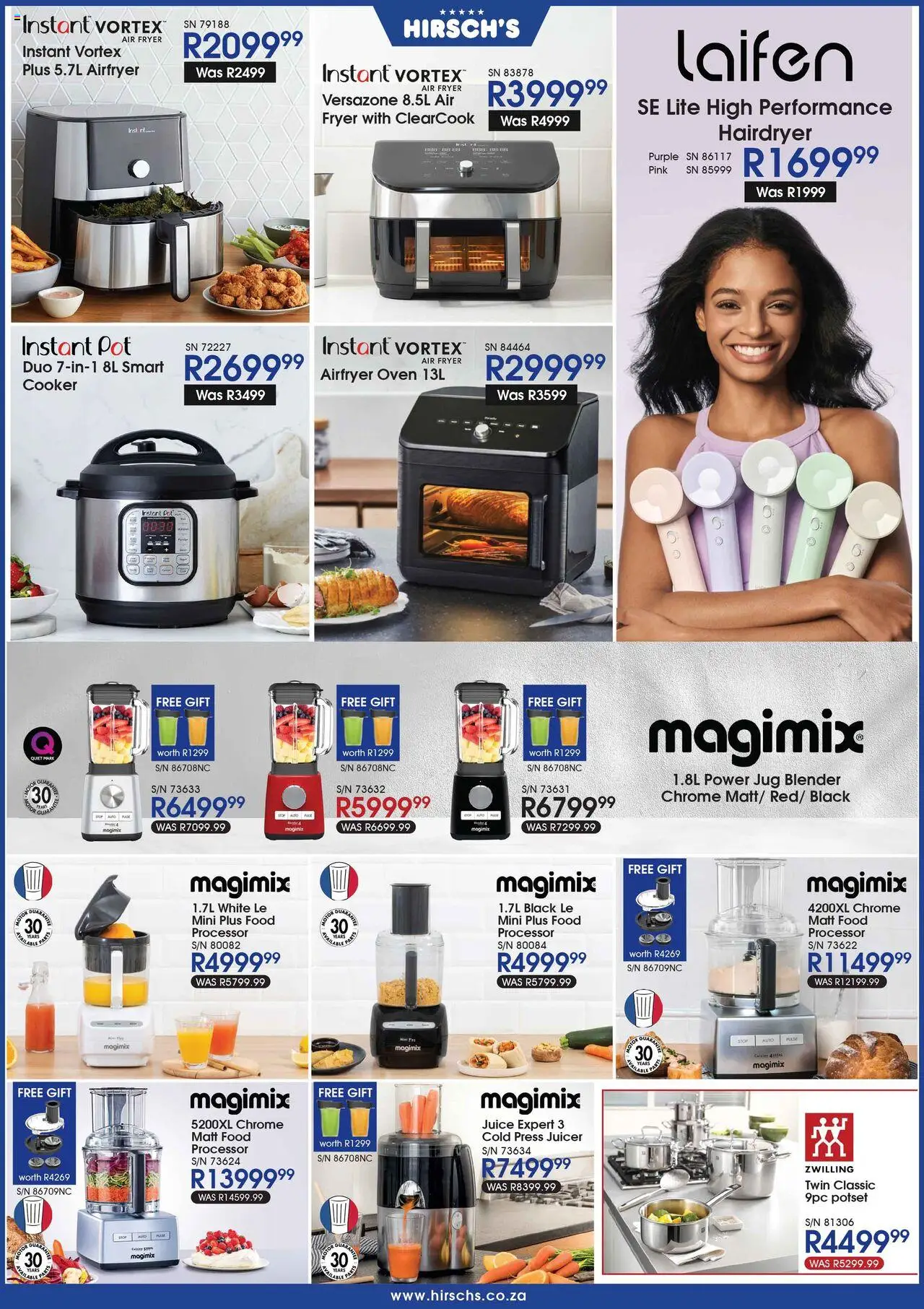 Hirsch's Specials │ valid from 28.08.2025 | Page: 39 | Products: Oven, Press, Food processor, Air fryer