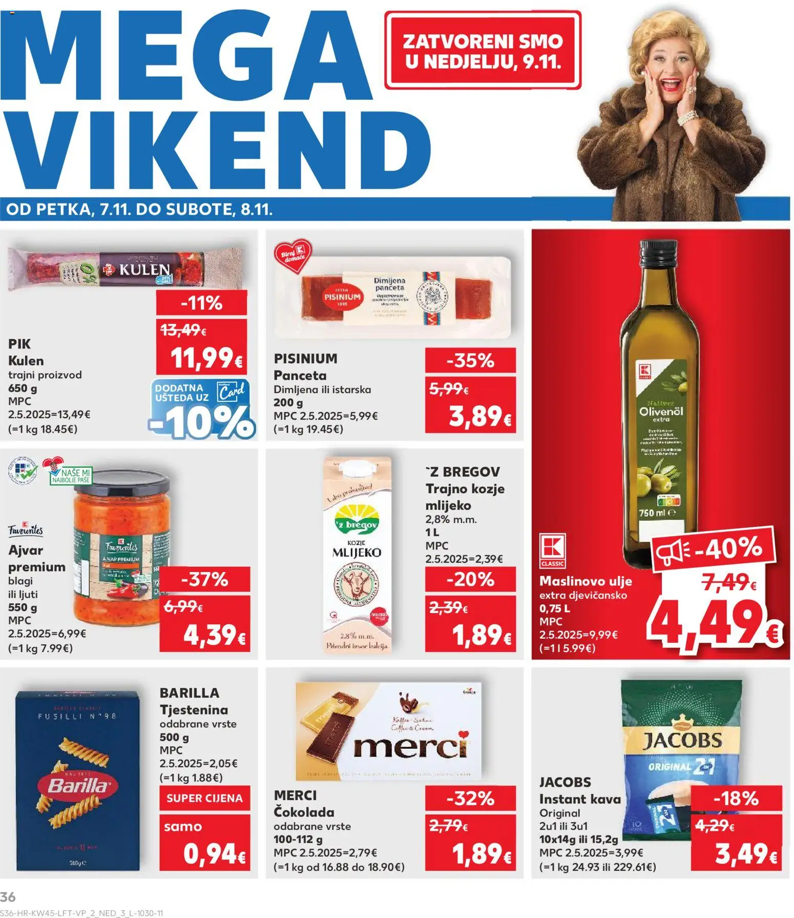Kaufland katalog | vrijedi od 05.11.2025 | Stranica: 36 | Proizvodi: Jacobs, Merci, Lavor, Kulen