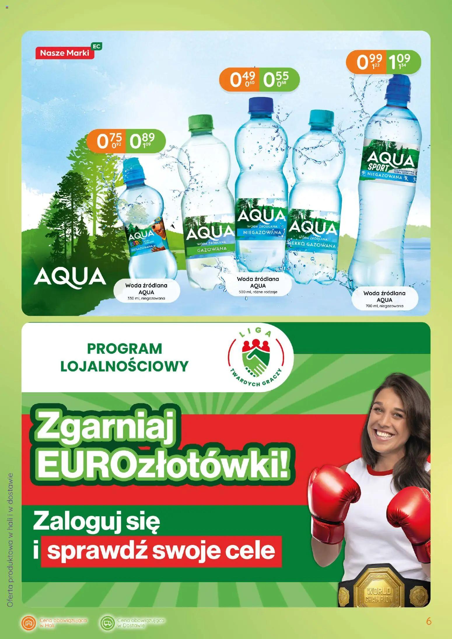 Eurocash Gazetka - Zdrowa Żywność od 12.02.2026 | Strona: 6 | Produkty: Woda źródlana, Woda