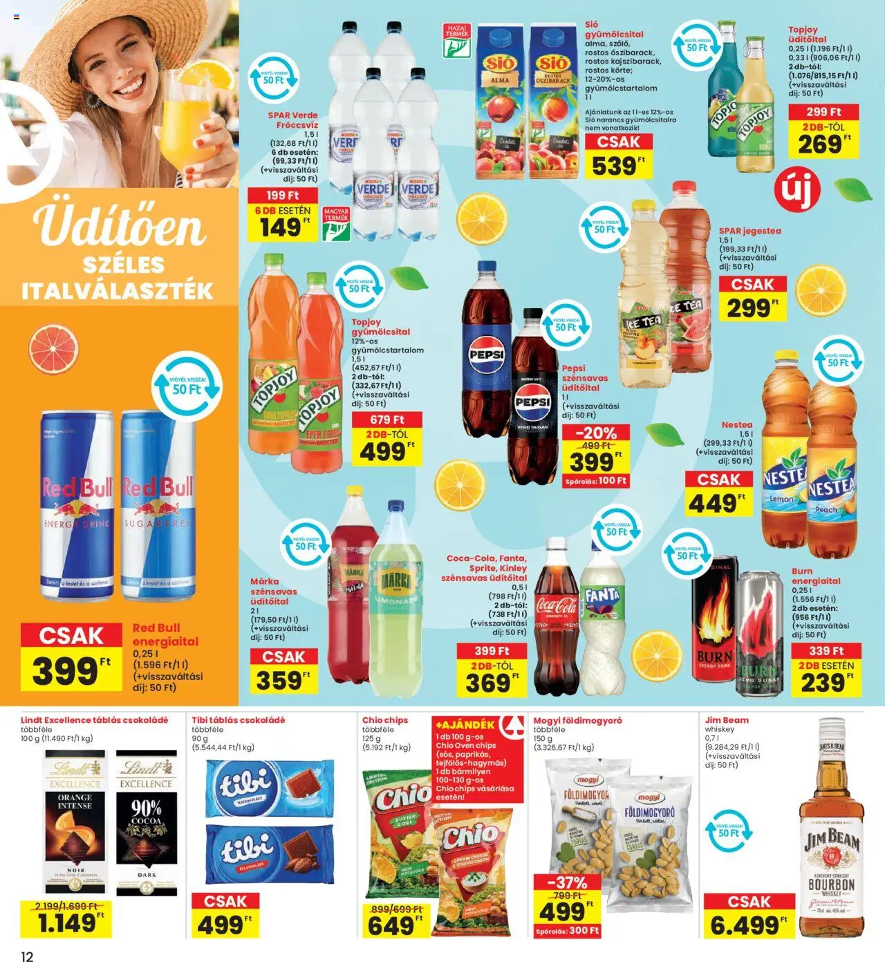Interspar akciós ujság - amely érvényes a következő dátumtól: 28.08.2025 | Oldal: 12 | Termékek: Whiskey, Alma, Tea, Só