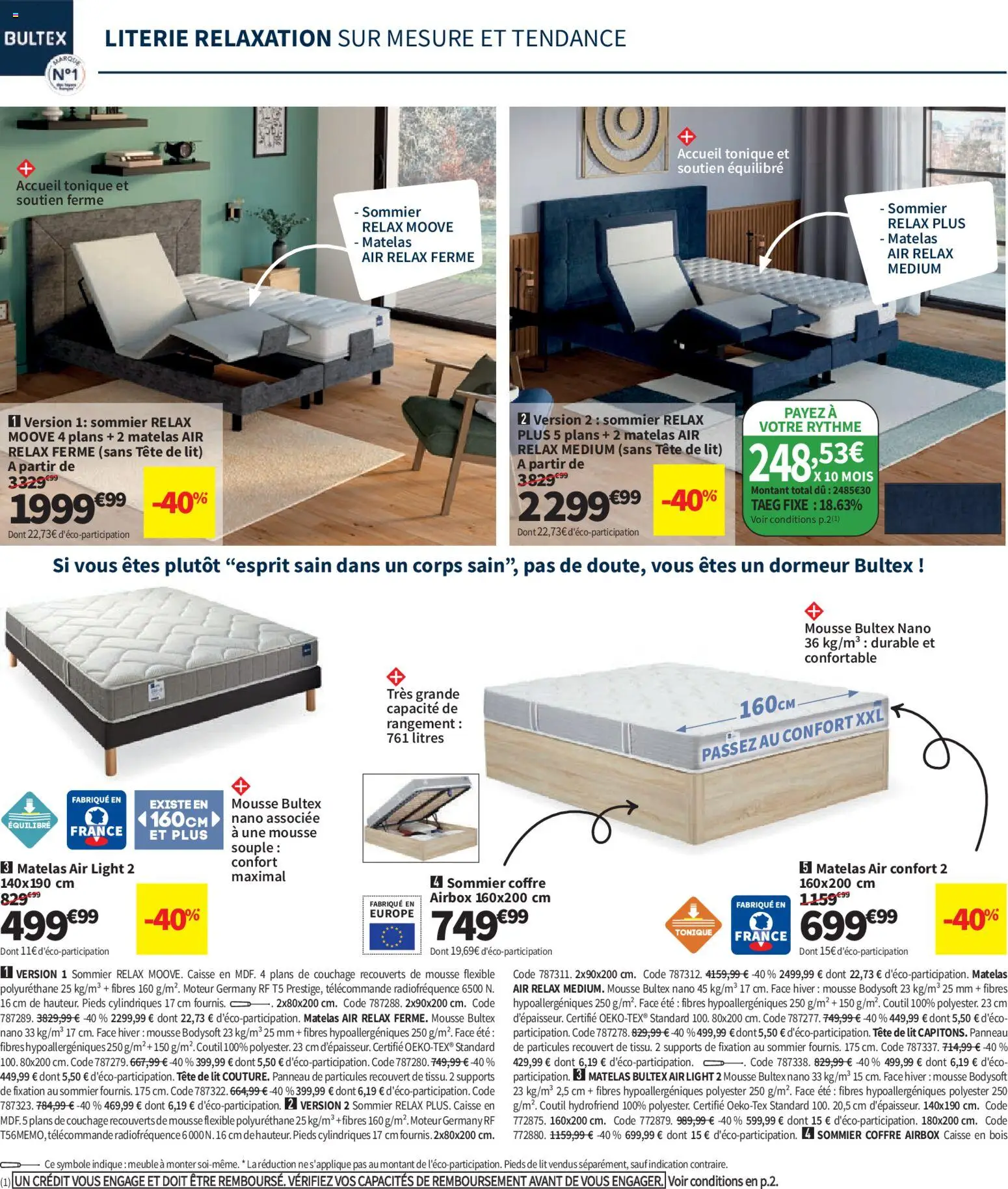 {H1} | Page: 28 | Produits: Tonique, Lit, Matelas, Sommier