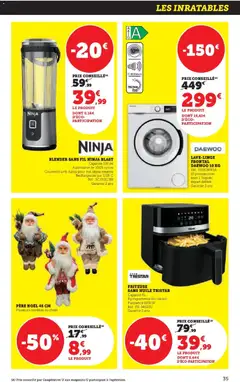 Hyper U - Prévisualisation de Hyper U catalogue valide à partir de 18.11.2025 | Page: 35 | Produits: Blender, Friteuse, Friteuse sans huile, Huile