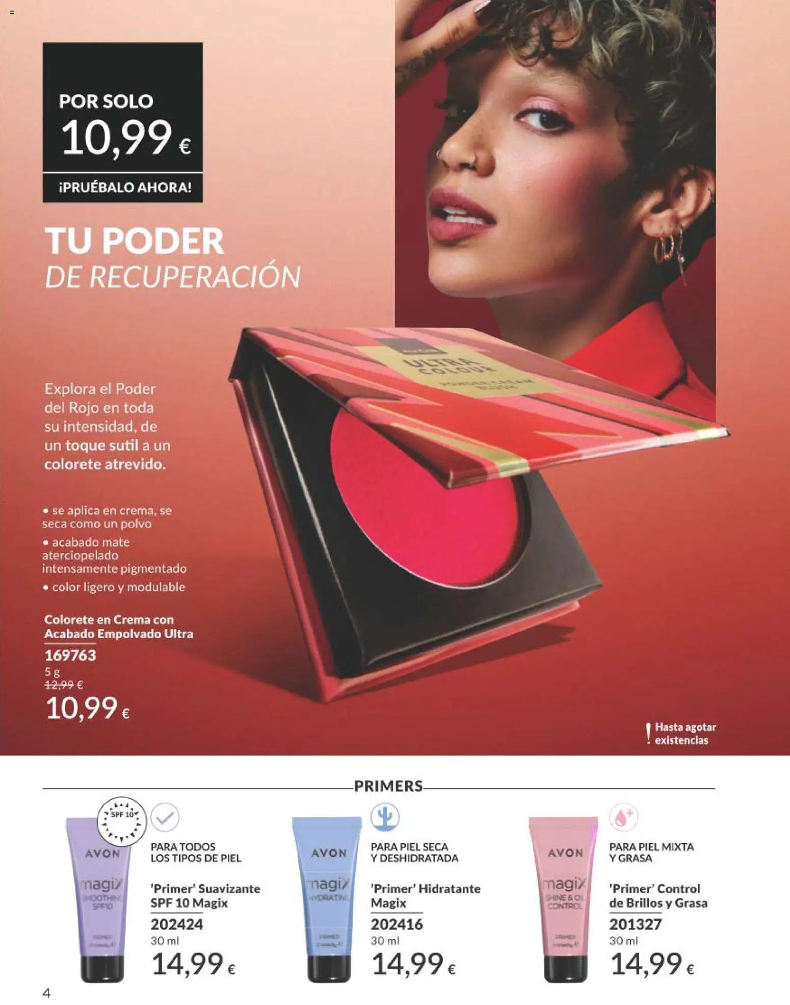 Catálogo AVON campaña 3 │ válido desde el 01.03.2026 | Página: 75 | Productos: Polvo, Colorete, Crema, Suavizante