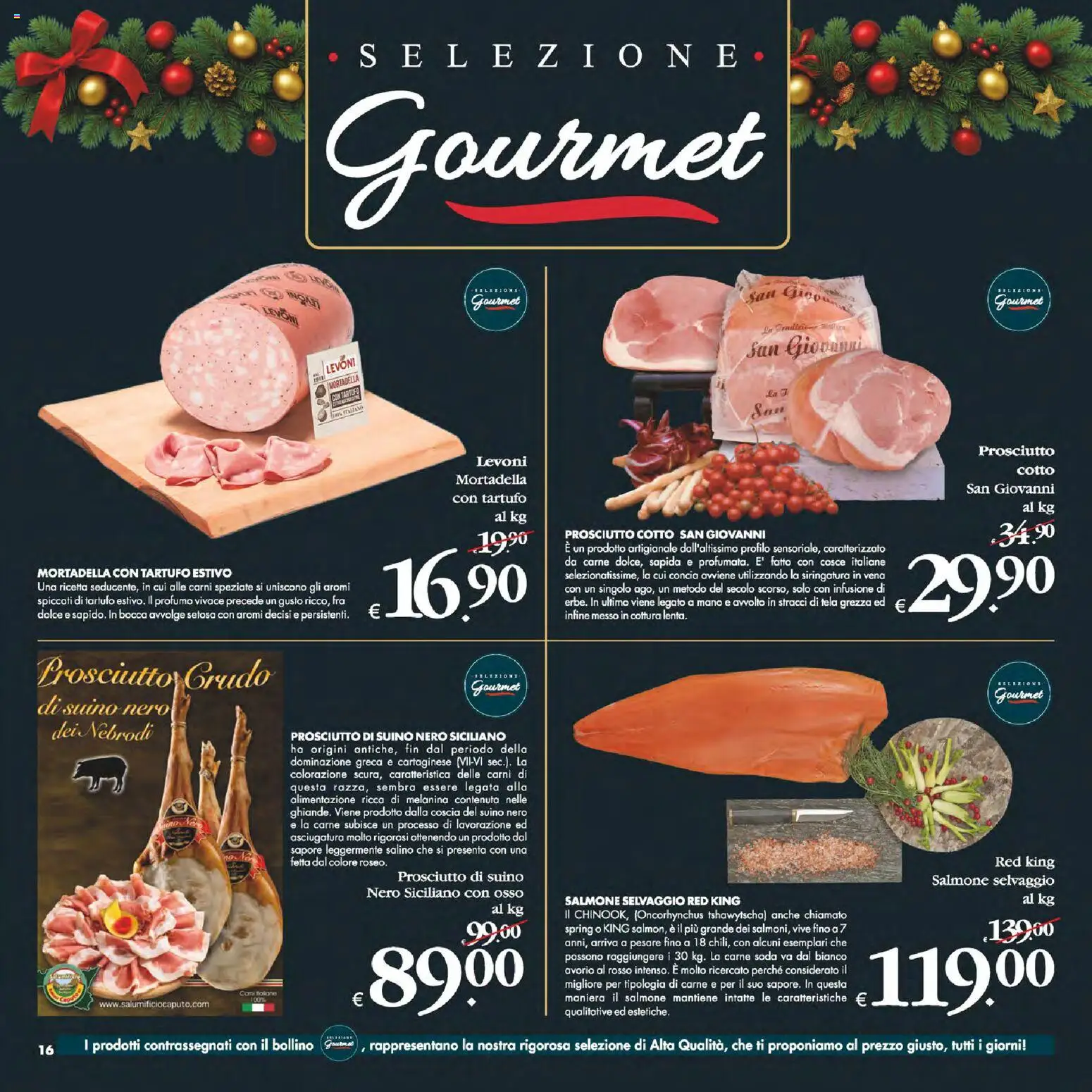 Volantino Decò del 16.12.2025 | Pagina: 16 | Prodotti: Prosciutto Crudo, Prosciutto, Infusione, Profumo