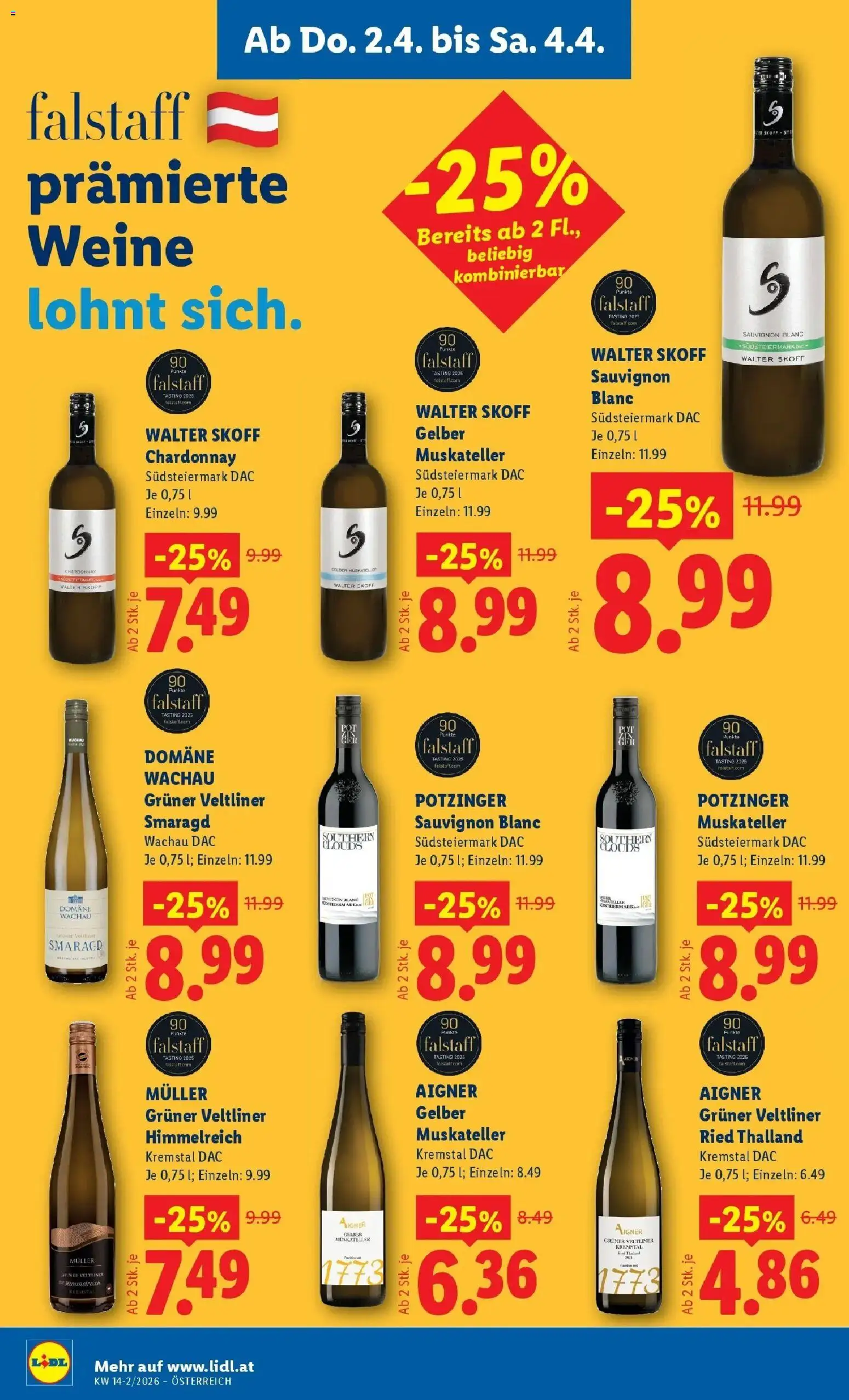 Lidl Flugblatt - Wien, Langenzersdorf, Zwettl gültig ab 02.04.2026 | Seite: 14