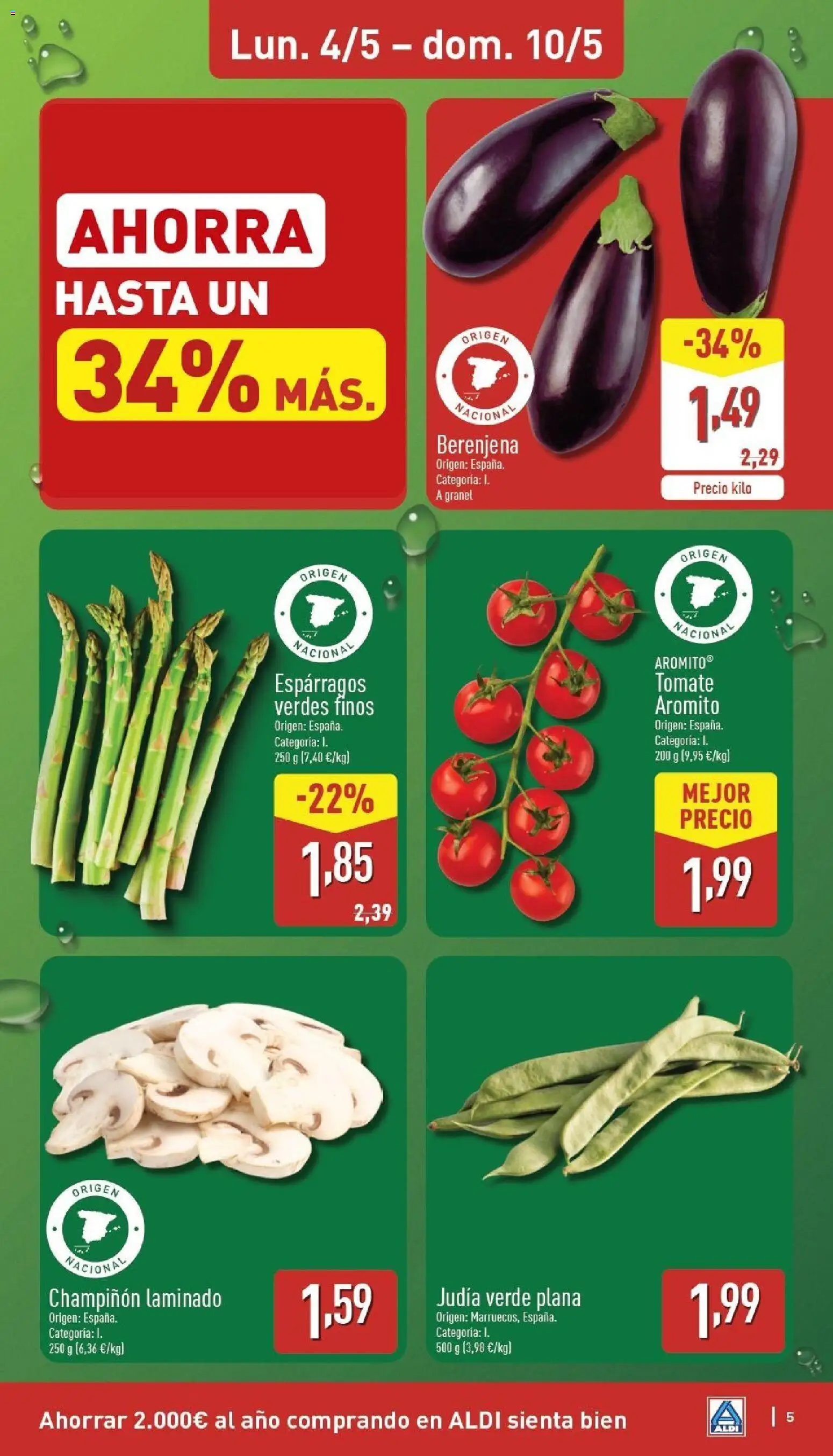 Aldi folleto Península │ válido desde el 04.05.2026 | Página: 5 | Productos: Νερό καρύδας