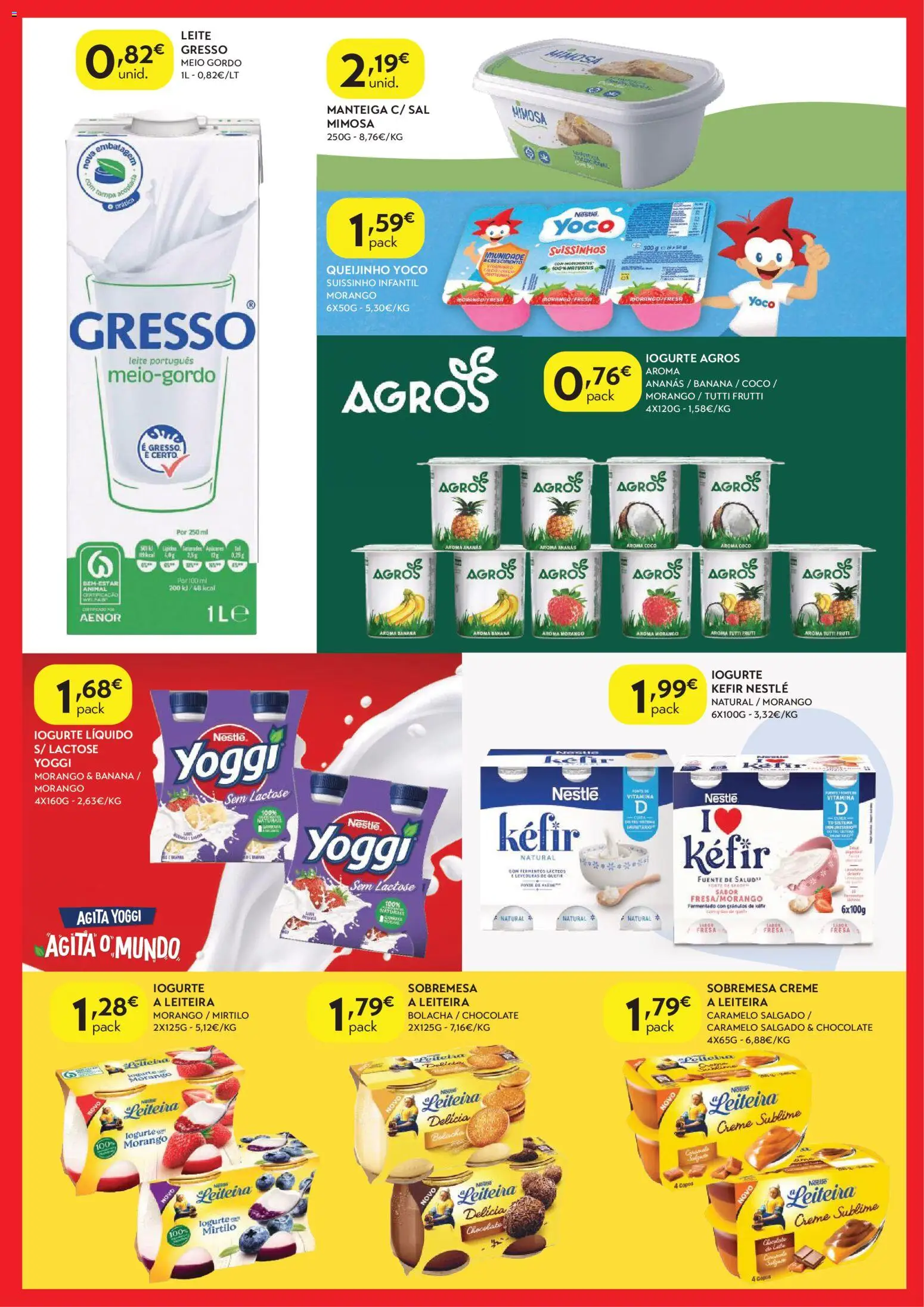 Spar folheto │ válido de 28.04.2026 | Página: 3 | Produtos: Sal, Kefir nestlé, Nestlé, Creme