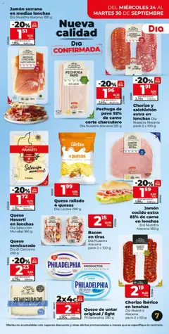 Queso rallado 4 quesos Dia Láctea 200 g, Grated 4 cheese, 200 g │ válido desde el 24.09.2025 | Página: 7