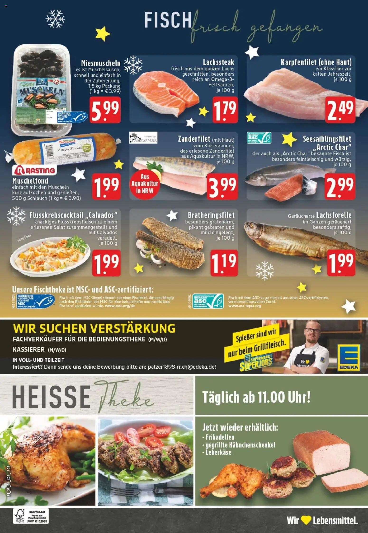 Edeka prospekt Lünen	 – gültig ab 15.12.2025 | Seite: 30 | Produkte: Hahnchenschenkel, Theke, Steak, Salat
