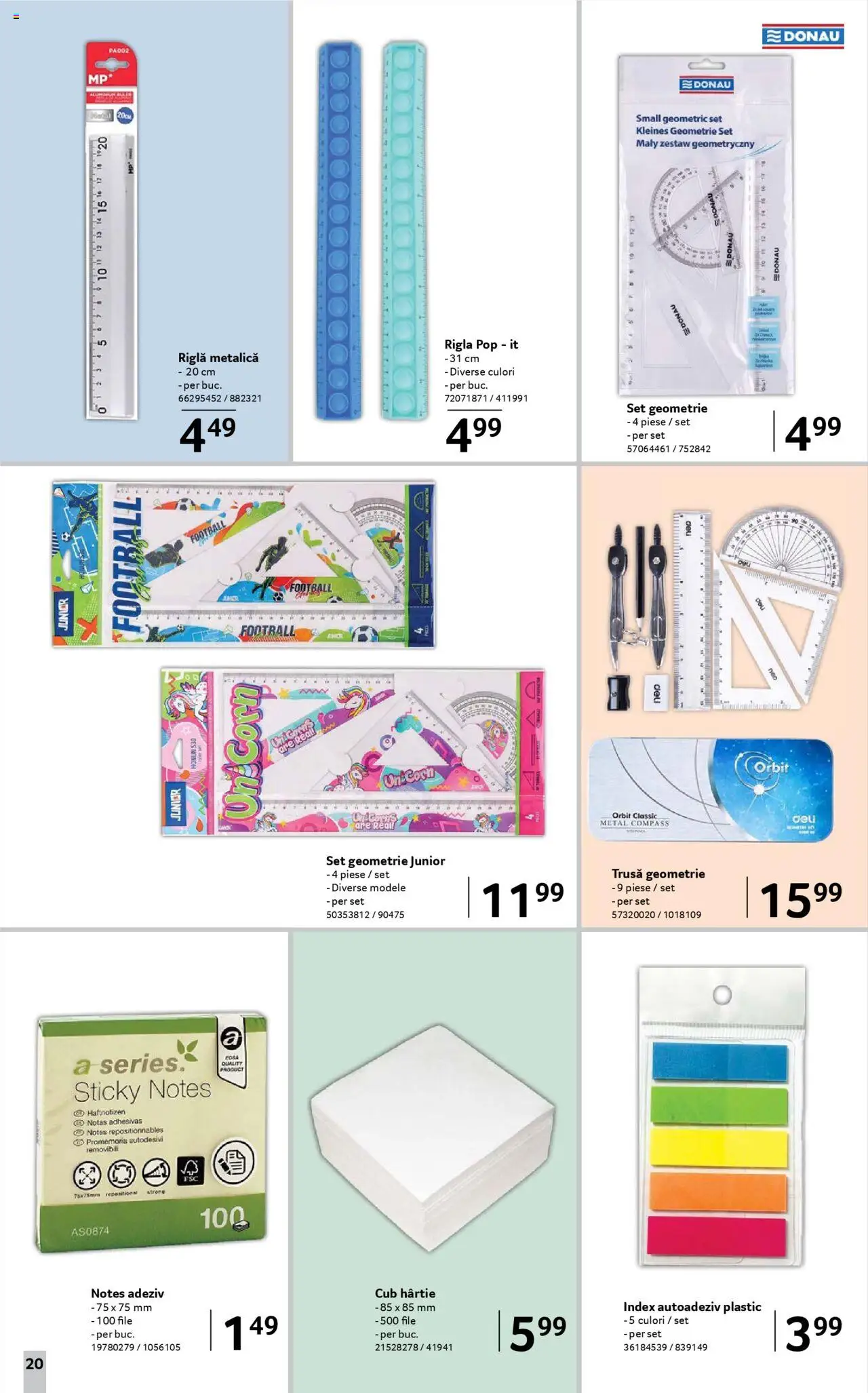 Catalog Selgros - Școala  – valabil de la 08.08.2025 | Pagină: 20 | Produse: Adeziv