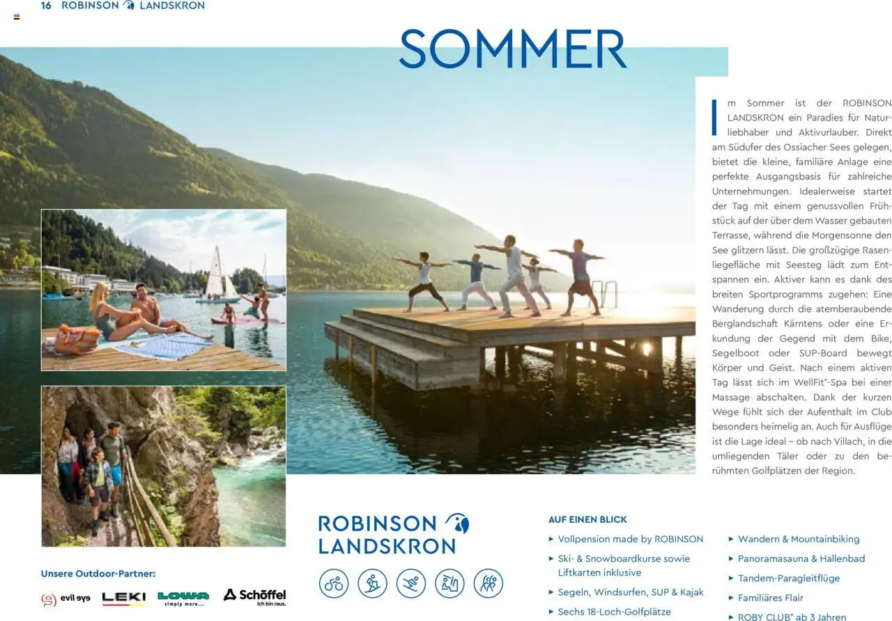TUI Robinson 2024/25 - Unsere Clubs & Storys - gültig ab dem 04.11.2024 | Seite: 16 | Produkte: SUP, Ski, Wasser
