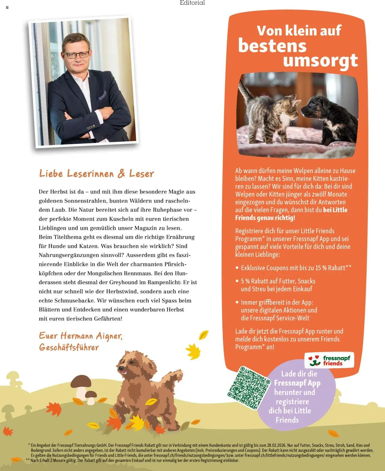 Fressnapf Magazin – gültig ab 01.09.2025 | Seite: 3 | Produkte: Pfirsich