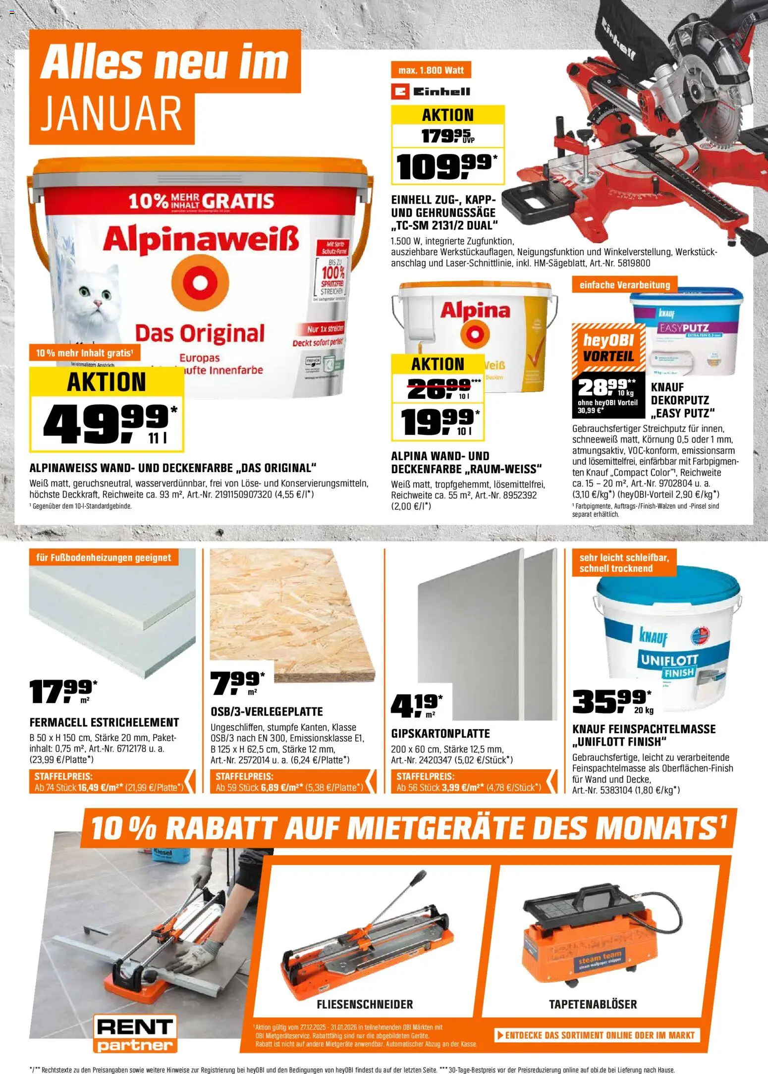 Obi Prospekt 	 – gültig ab 27.12.2025 | Seite: 10