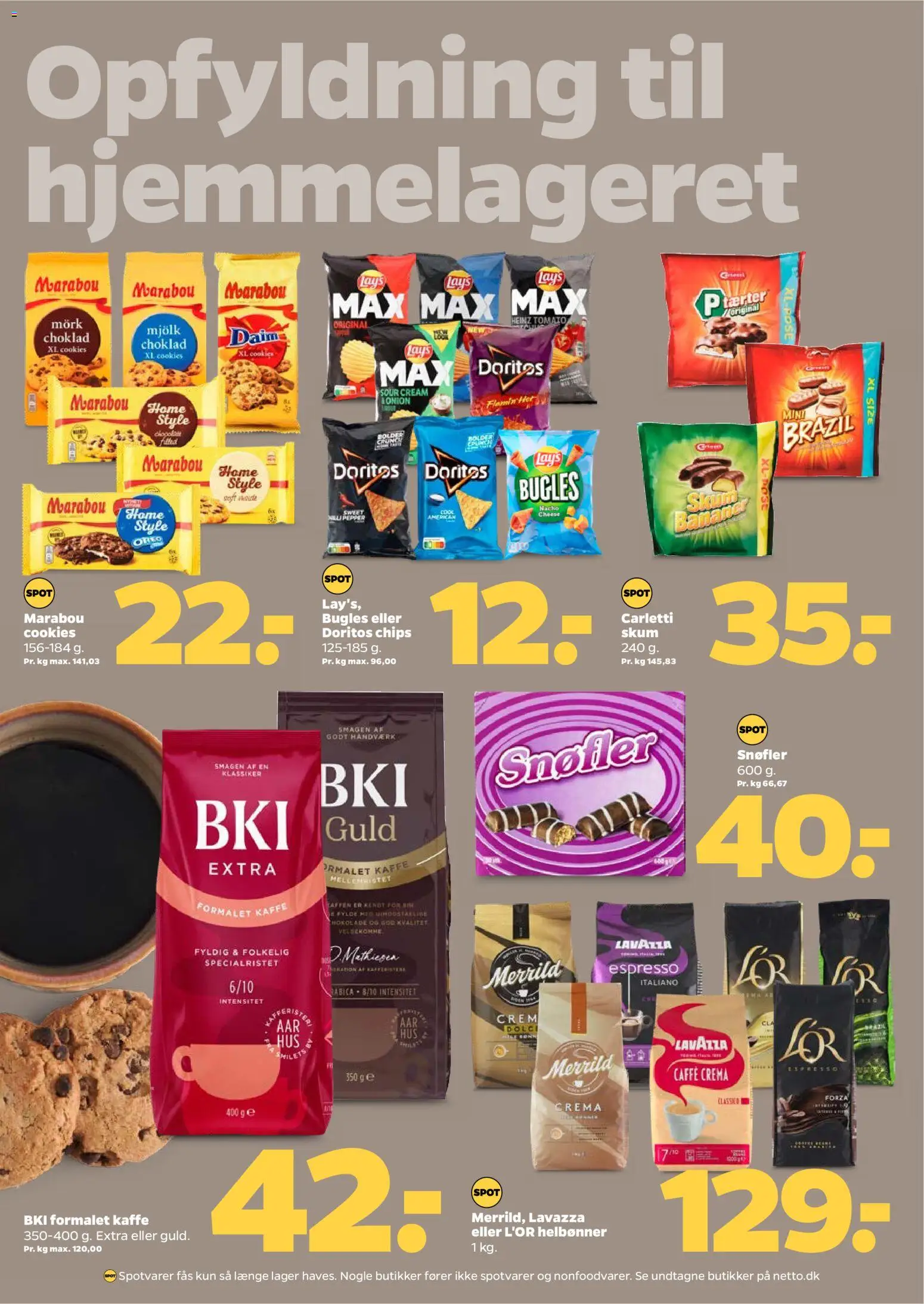 Netto tilbudsavis – gyldig fra 25.10.2025 | Side: 24 | Produkter: Kaffe, Chips, Cookies, Oreo