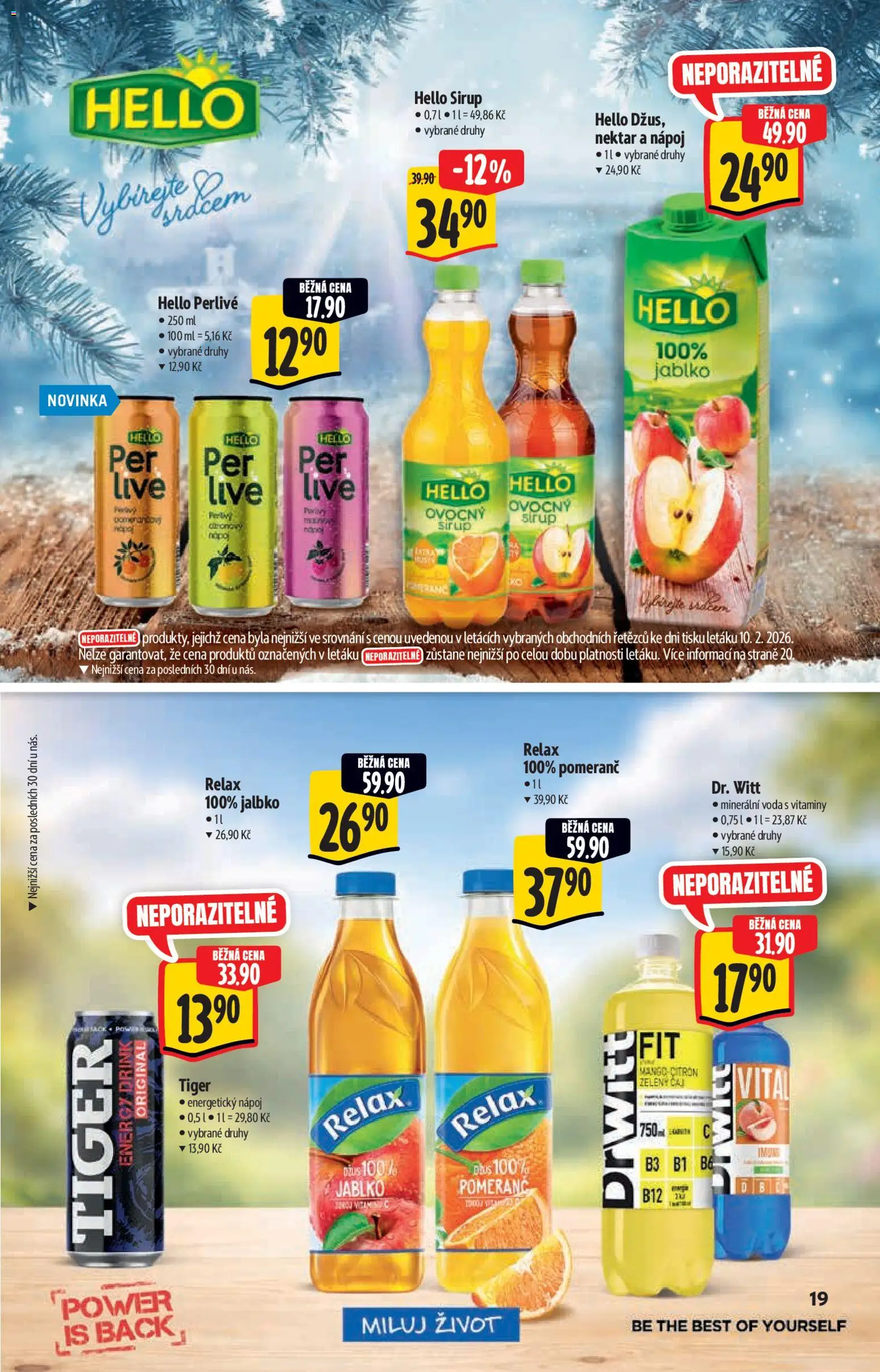Albert katalog - Hypermarket od 18.02.2026 | Strana: 19 | Produkty: Voda, Energetický nápoj, Minerální voda, Energy drink