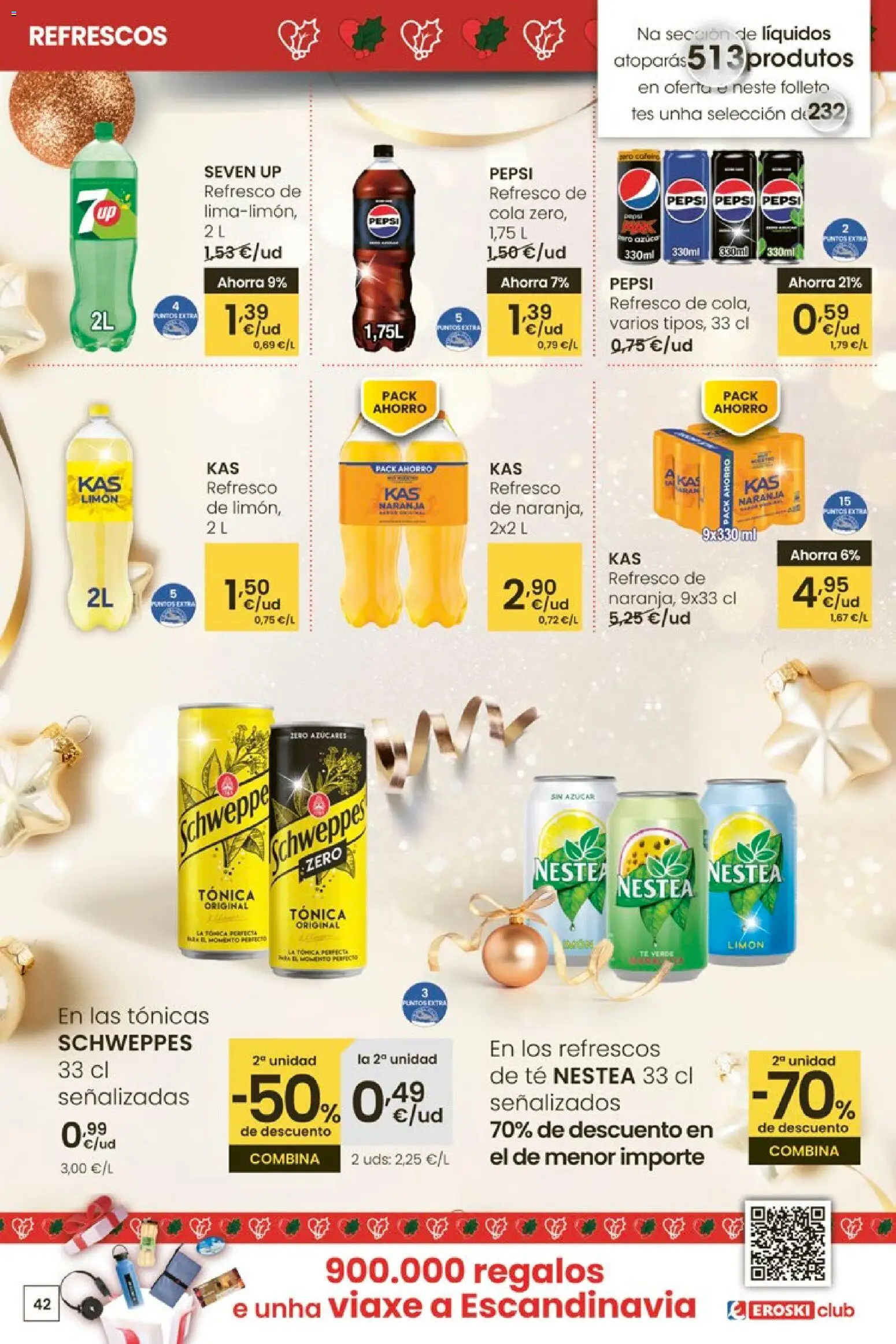 Eroski - Navidad  │ válido desde el 18.12.2025 | Página: 42 | Productos: Té