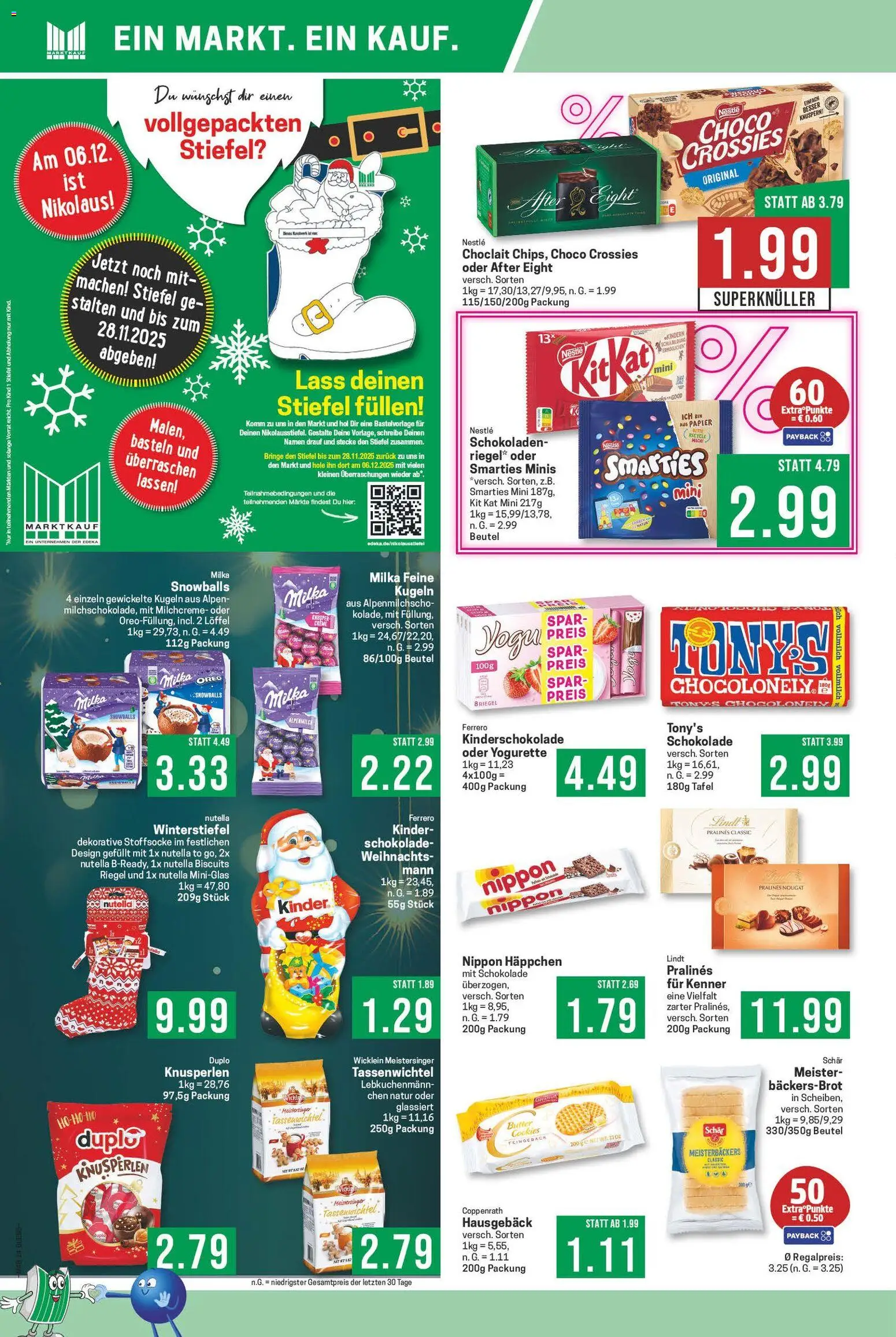 Marktkauf - Black Friday – gültig ab 24.11.2025 | Seite: 14 | Produkte: Schokolade, Smarties, Nutella, Stiefel