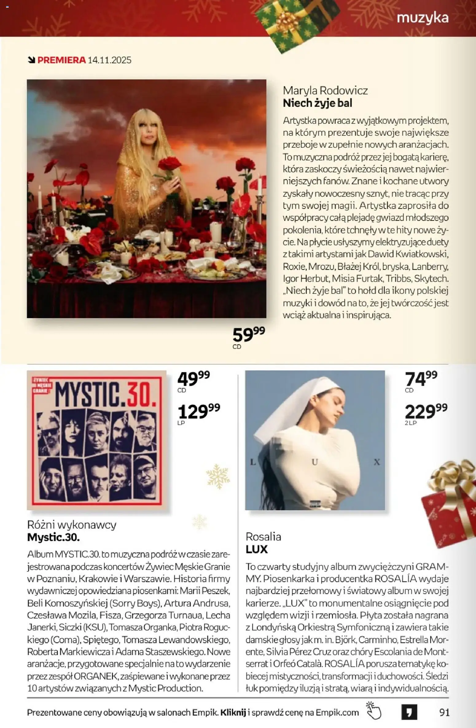 Empik promocje - Tom kultury Muzyka od 12.11.2025 | Strona: 10