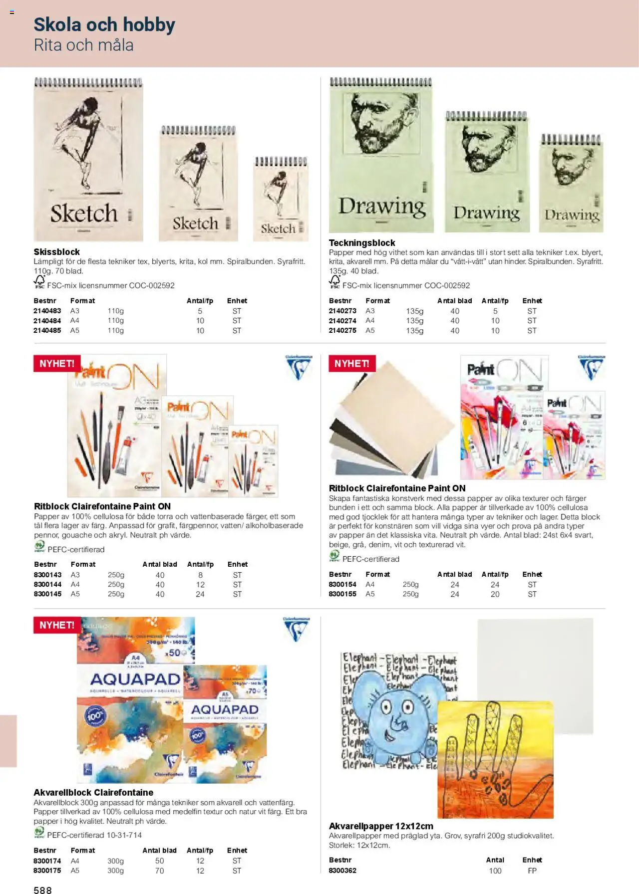 Office Depot reklamblad aktuell från 01.02.2025 | Sida: 590 | Produkter: Papper