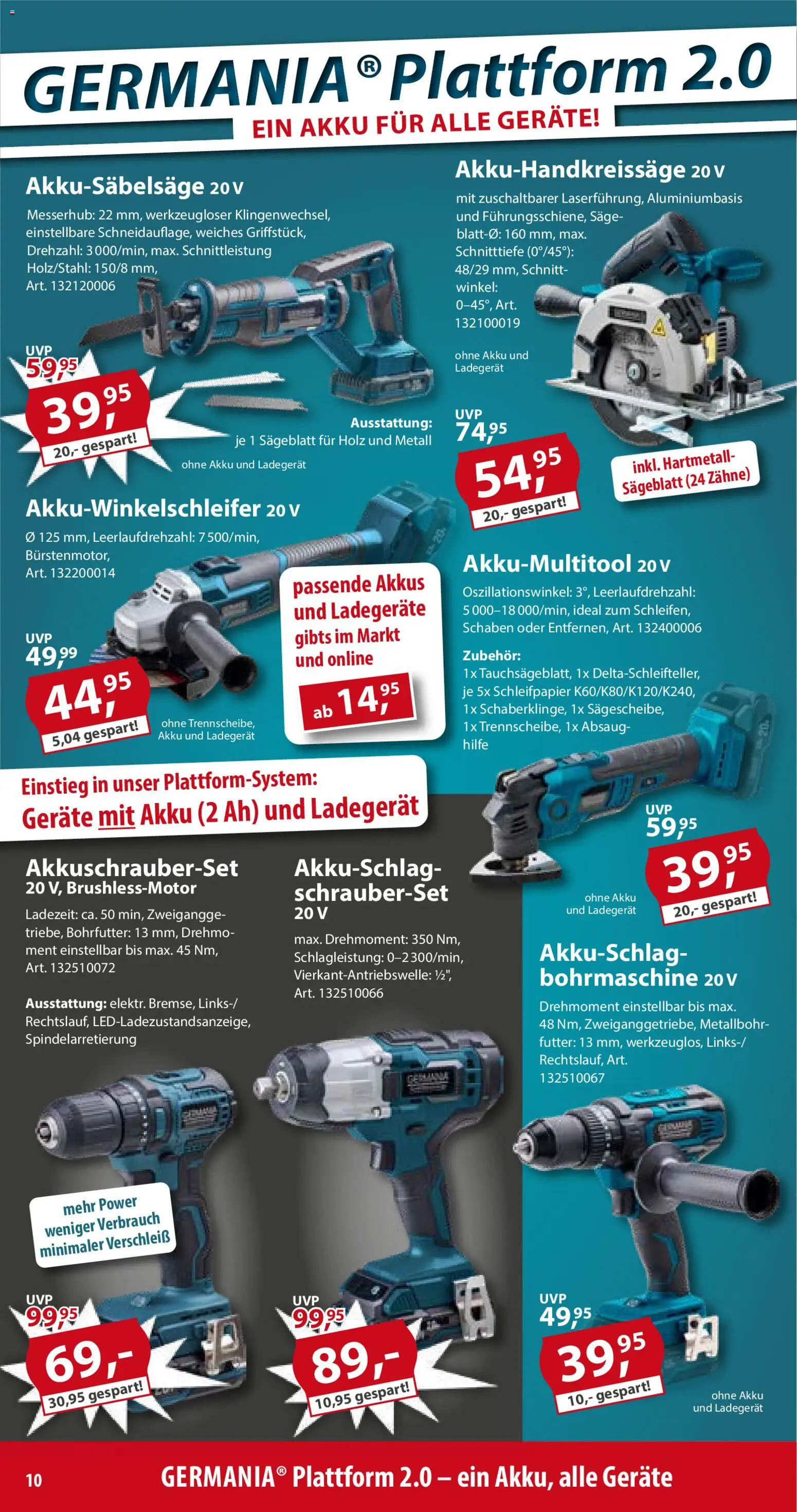 Sonderpreis Baumarkt Prospekt 	 – gültig ab 11.04.2026 | Seite: 10 | Produkte: Ladegerät