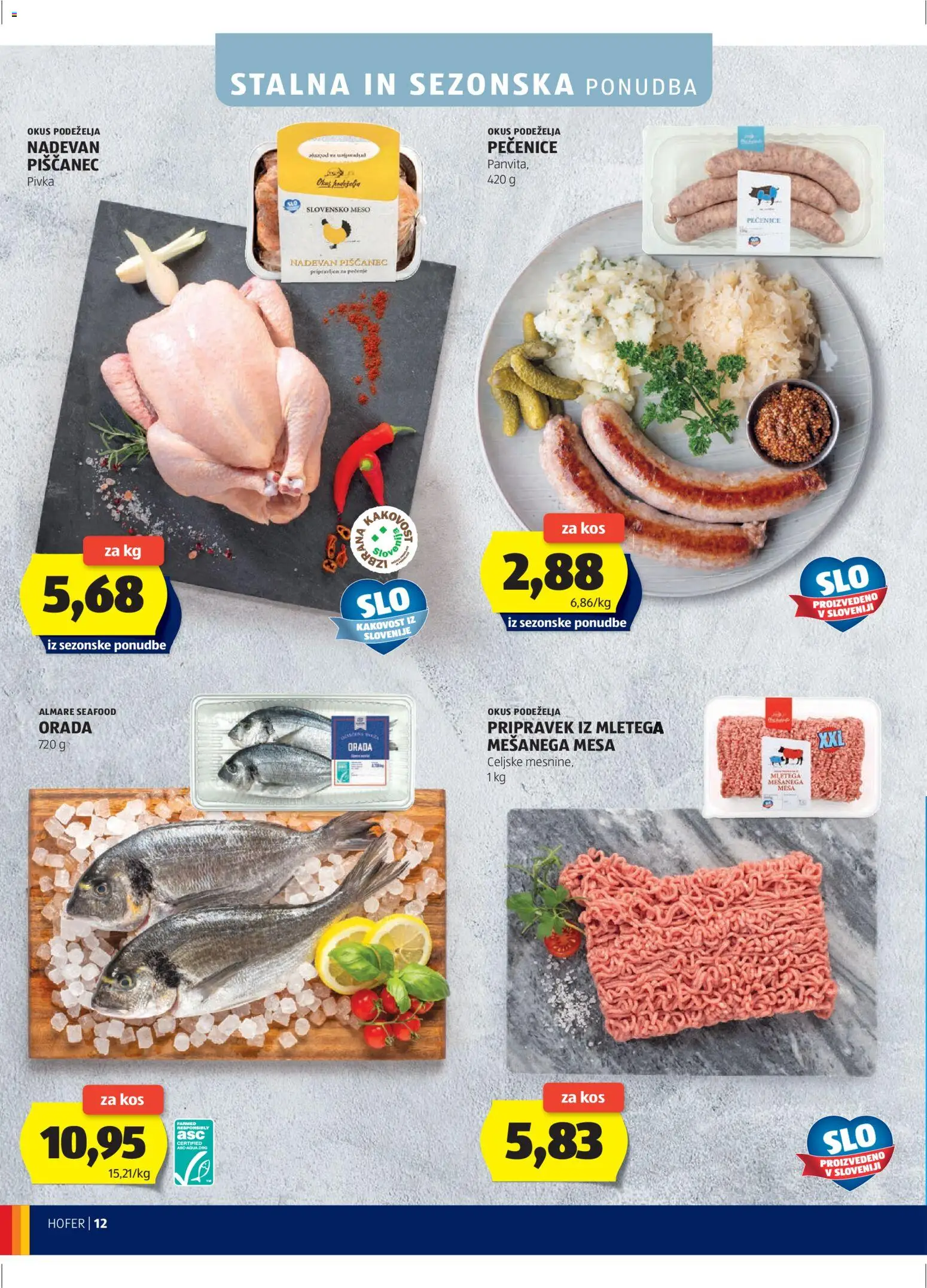 Hofer SI katalog | vrijedi od 18.02.2026 | Stranica: 12 | Proizvodi: Meso
