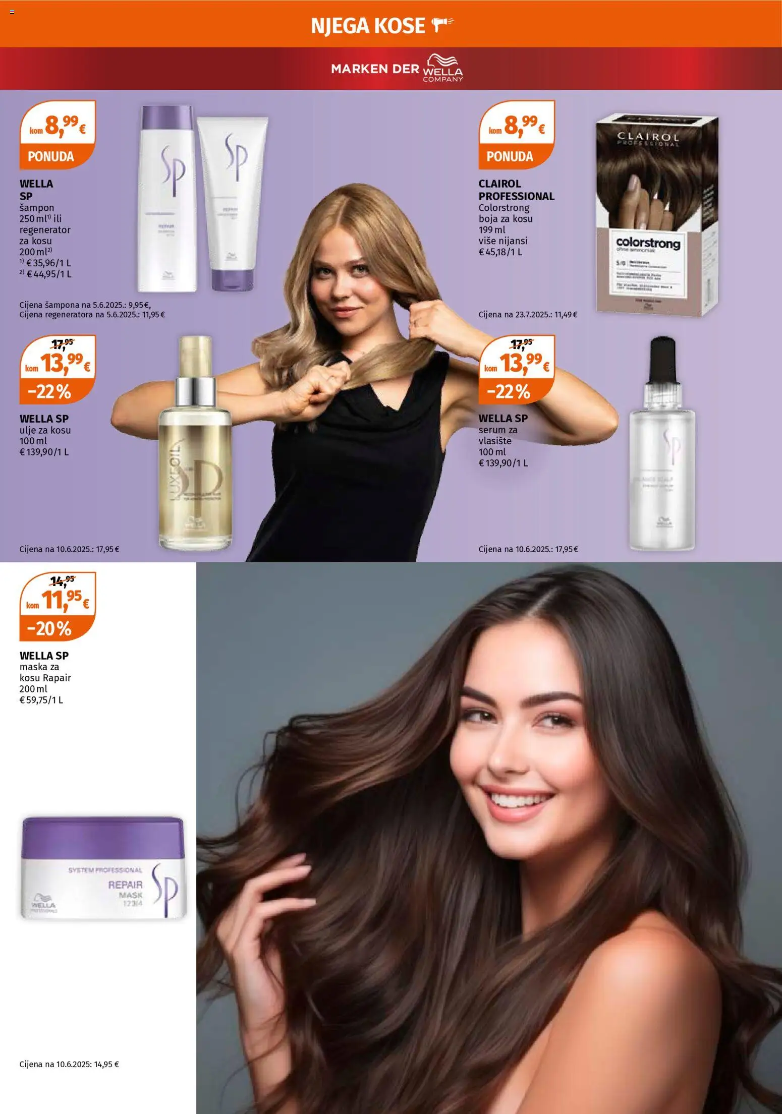 Müller katalog | vrijedi od 02.03.2026 | Stranica: 22 | Proizvodi: Šampon, Regenerator za kosu, Boja za kosu, Maska