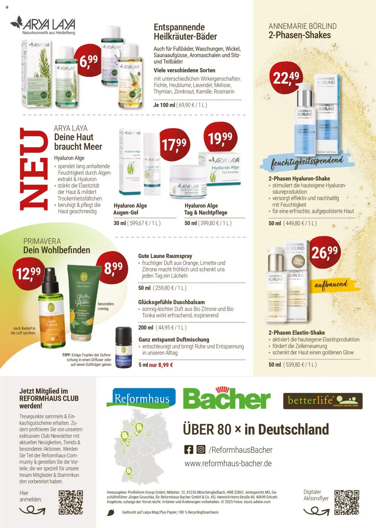 Reformhaus Bacher Prospekt 	 – gültig ab 01.10.2025 | Seite: 10 | Produkte: Duft, Zitrone, Limette, Augengel