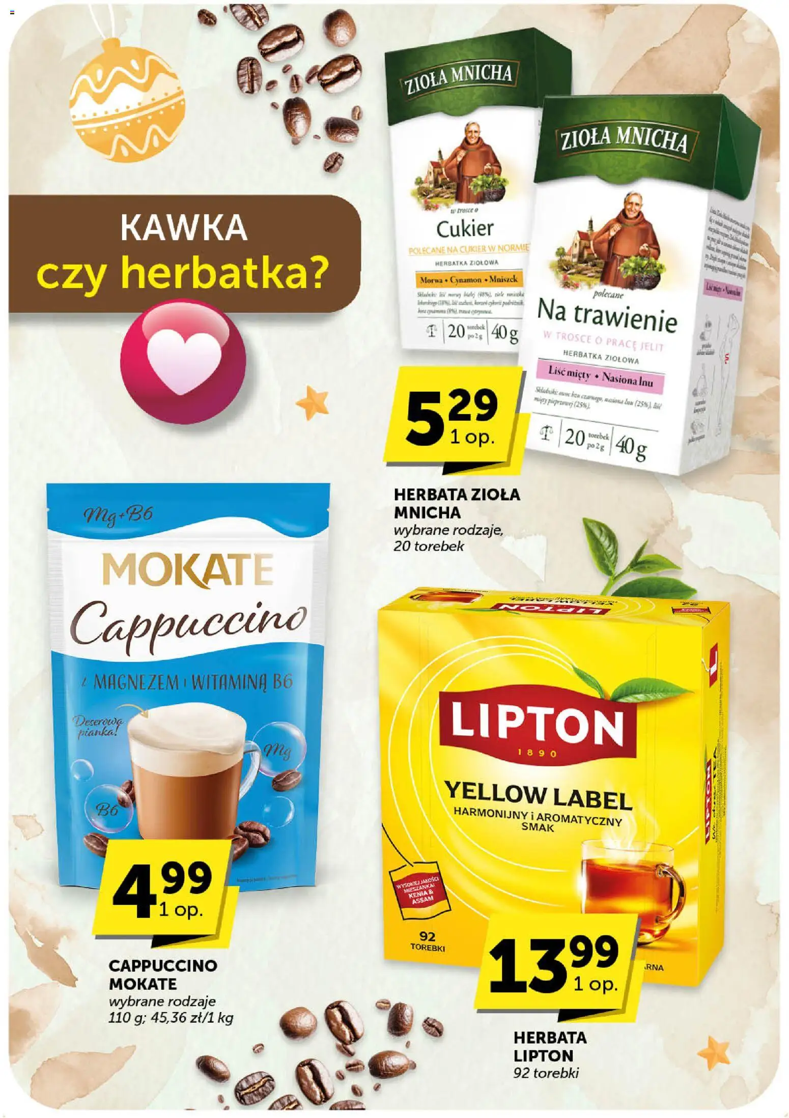 ABC Gazetka od 27.11.2025 | Strona: 41 | Produkty: Cappuccino, Herbata lipton, Herbata, Cukier