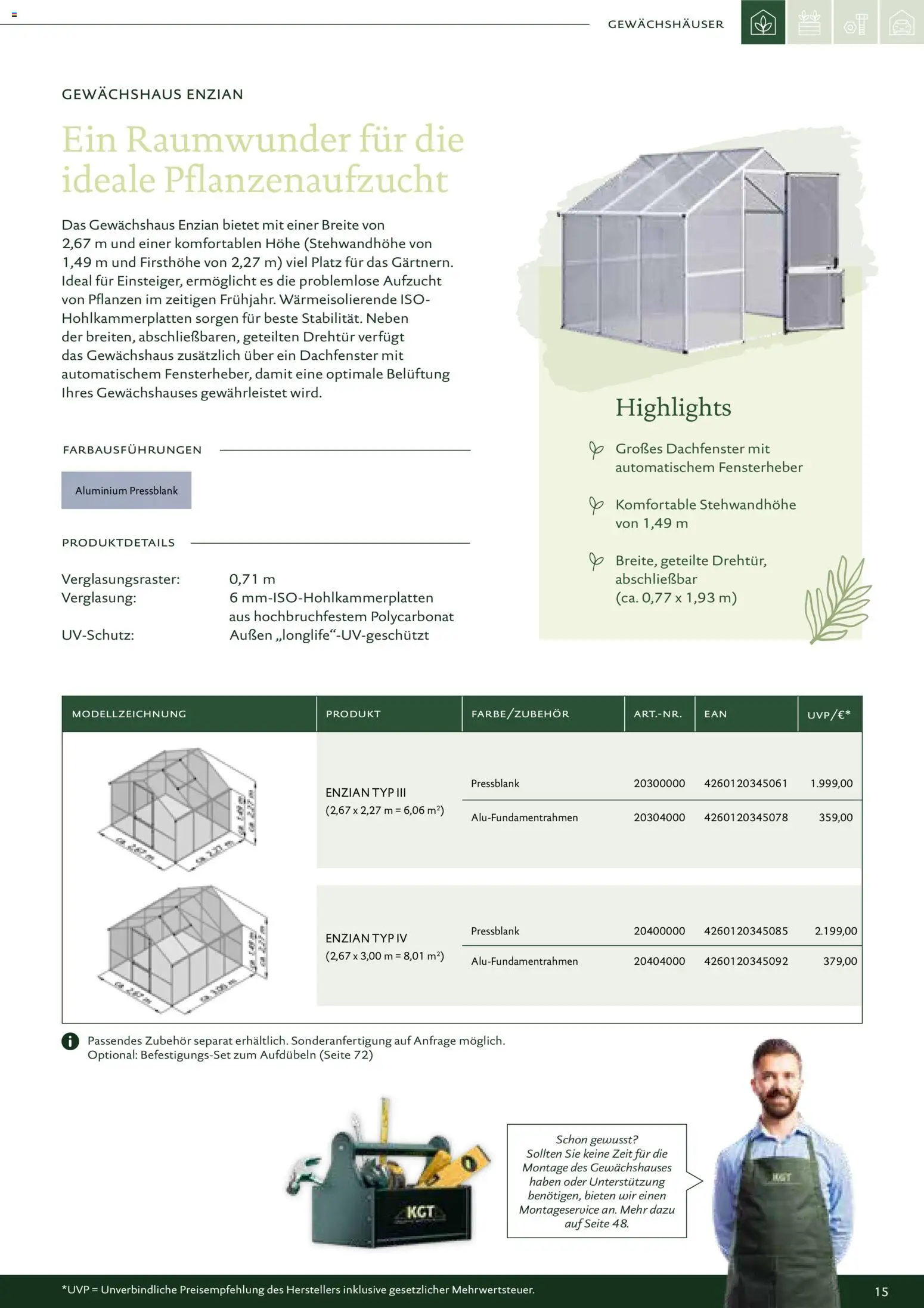 Dehner KGT – Kreative Gartentechnik – gültig ab 01.01.2026 | Seite: 15