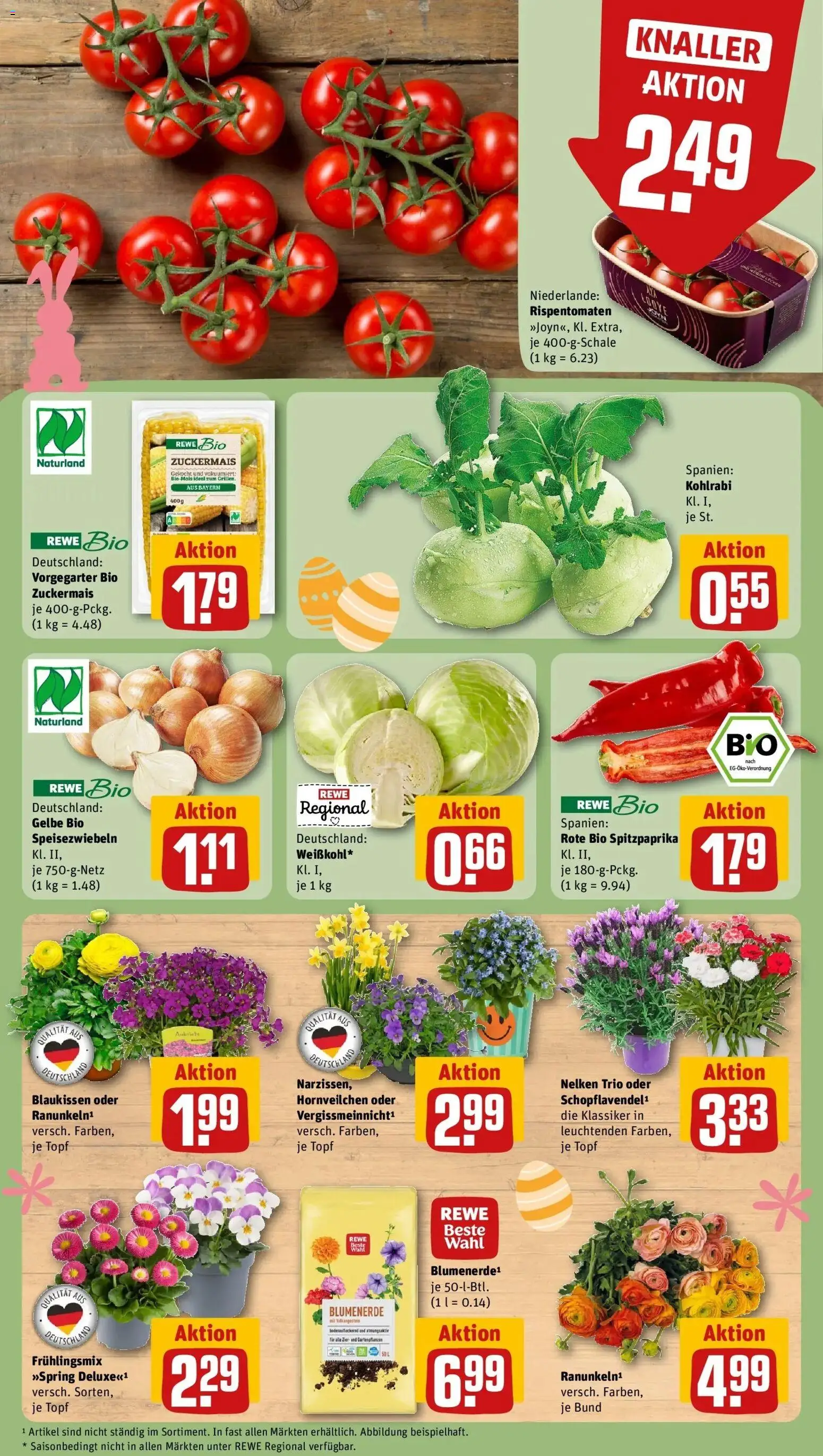 Rewe Prospekt Blankenheim	 – gültig ab 23.03.2026 | Seite: 9 | Produkte: Kohlrabi, Blumenerde