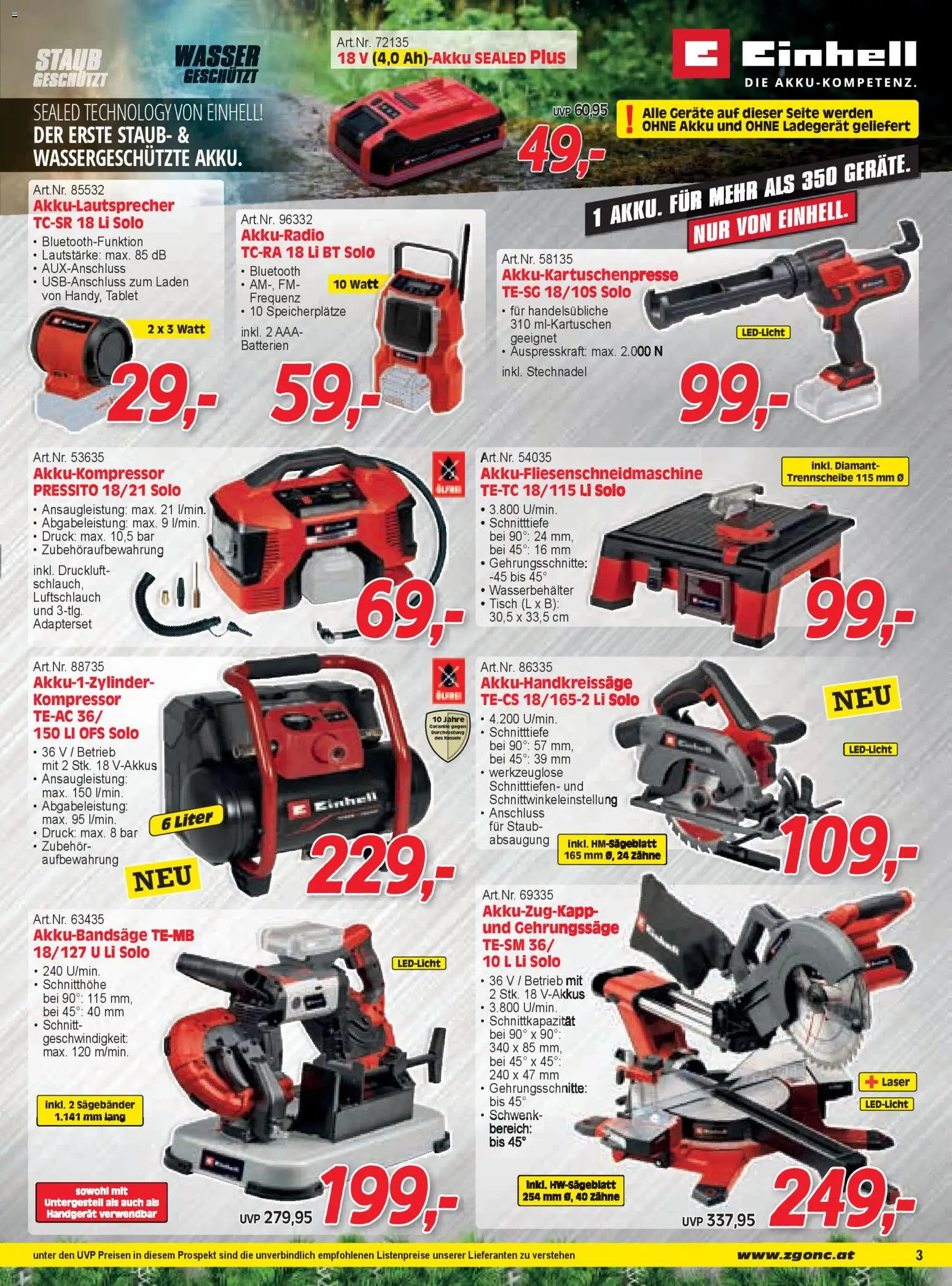 Zgonc Flugblatt Dezember II 2025 gültig ab 21.12.2025 | Seite: 3 | Produkte: Wasser, Tablet, Tisch