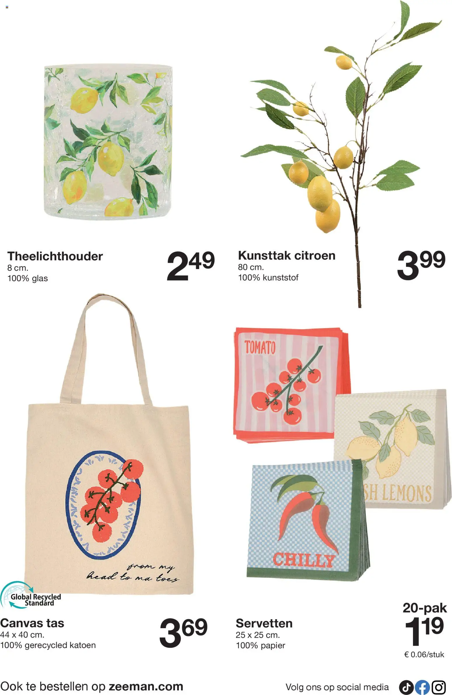 {H1} | Pagina: 2 | Producten: Citroen, Tas, Papier, Canvas