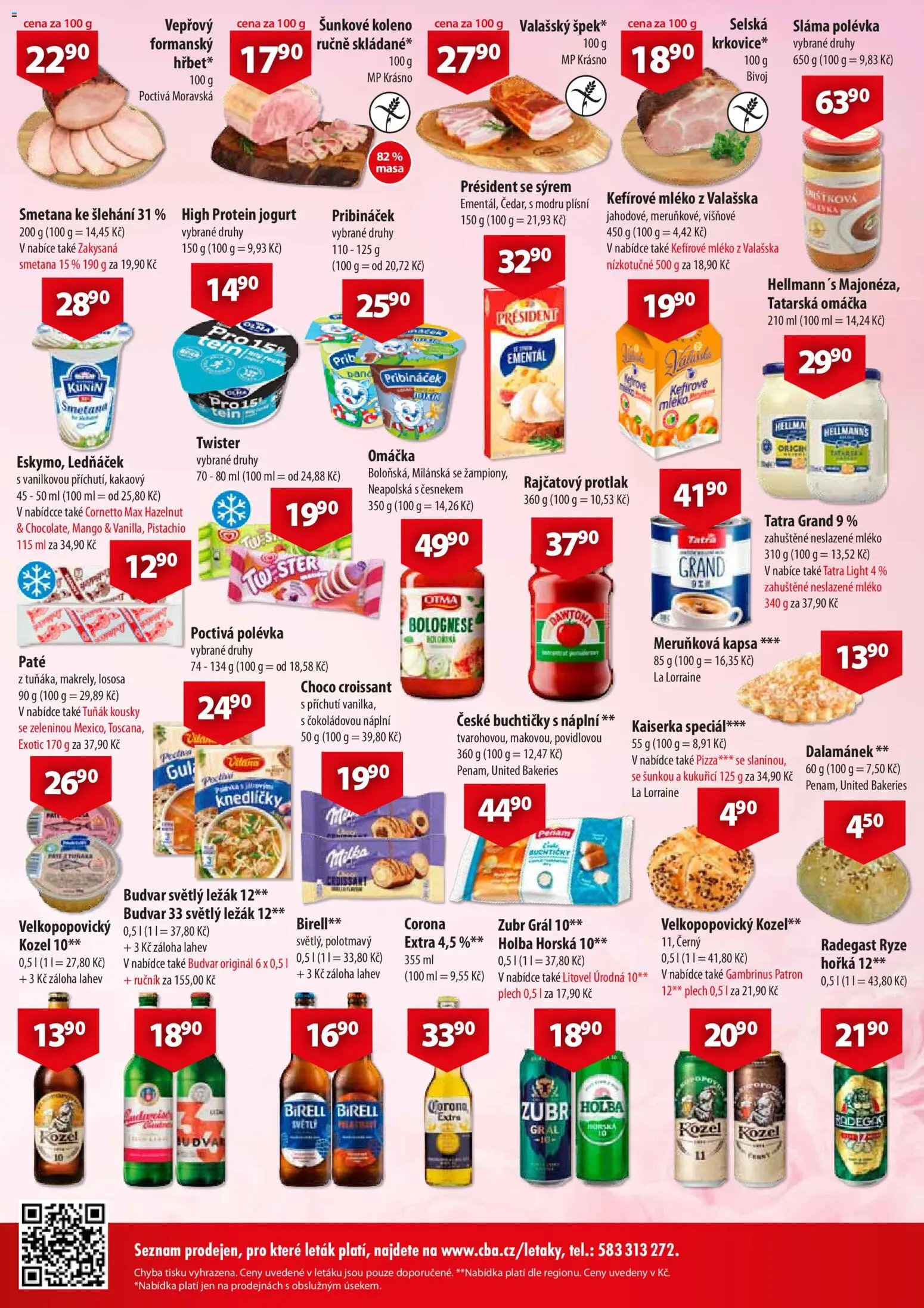 CBA leták - Market od 04.03.2026 | Strana: 2 | Produkty: Radegast Ryze Hořká 12, Jogurt, Protein jogurt, Gambrinus