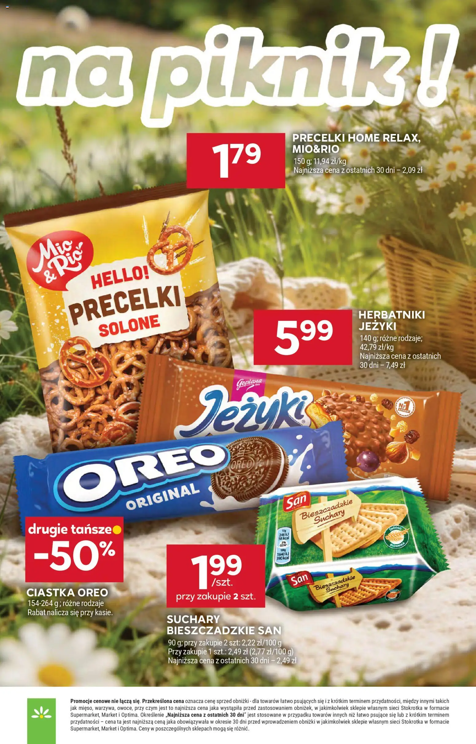 Stokrotka gazetka - Market od 23.04.2026 | Strona: 33 | Produkty: Stokrotka, Herbatniki, Ciastka Oreo, Ciastka