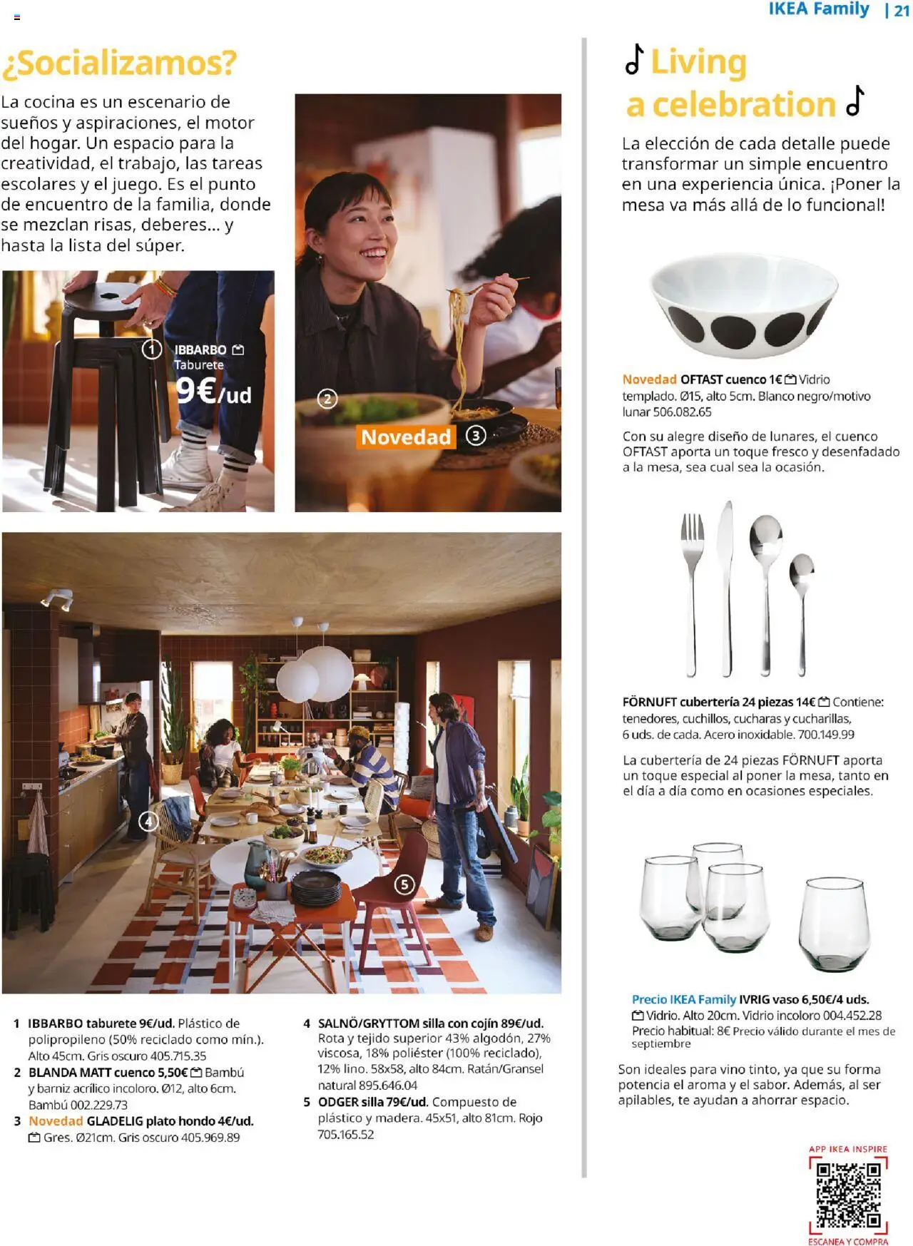 Catálogo IKEA Family Mallorca │ válido desde el 01.07.2025 | Página: 21 | Productos: Vino, Té, Cojín, Silla