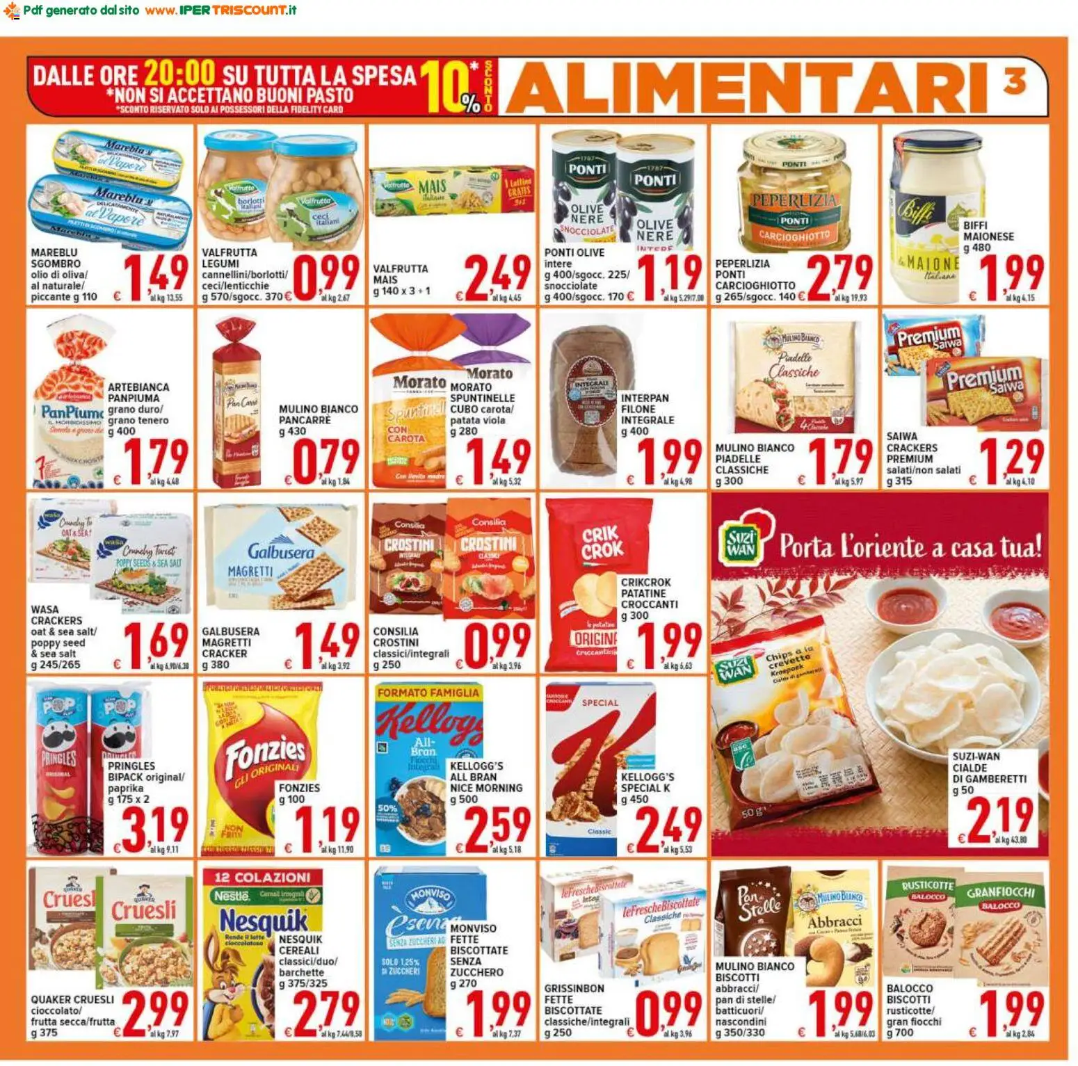 Volantino Ipertriscount del 07.04.2026 | Pagina: 3 | Prodotti: Olive, Crostini, Gamberetti, Olio di Oliva