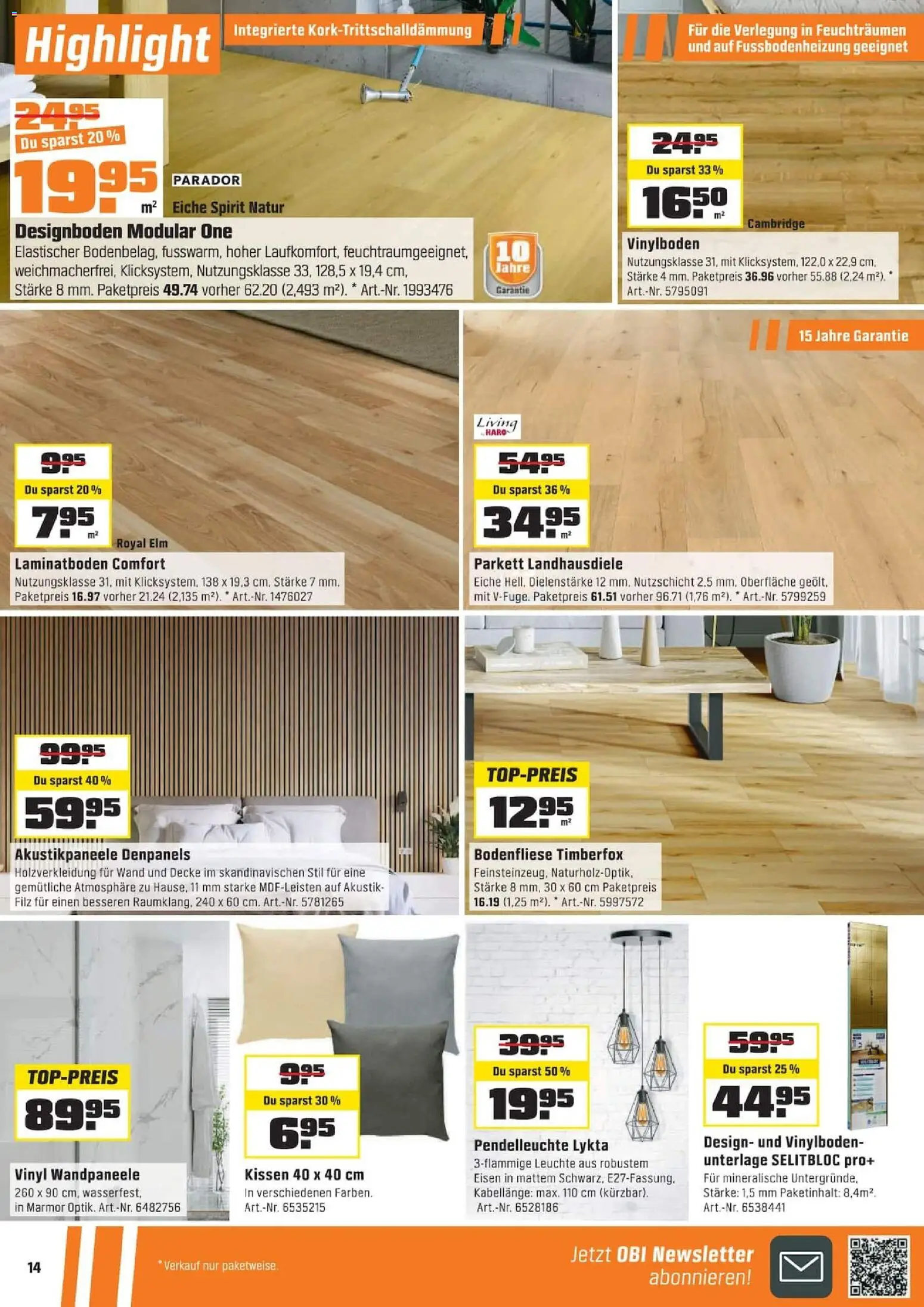 OBI aktionen Basel – gültig ab 31.03.2026 | Seite: 14 | Produkte: Kissen, Decke, Eisen