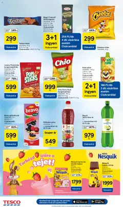 Tesco akciós ujság - amely érvényes a következő dátumtól: 26.06.2025 | Oldal: 22 | Termékek: Szörp, Gyümölcslé, Kubu püré, Nesquik