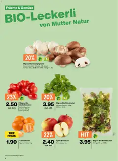 Migros Aktionen ab 26.02.2026 gültig | Seite: 2 | Produkte: Champignons, Äpfel, Gemüse, Früchte