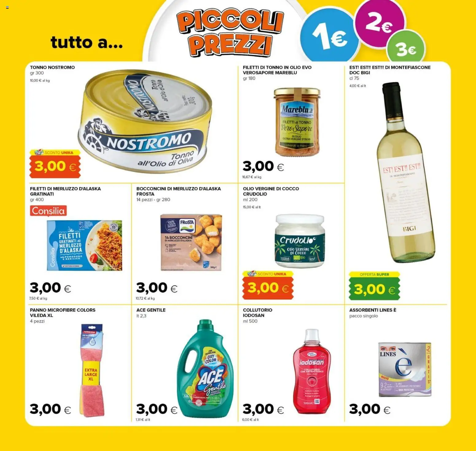 Volantino Tigre del 23.04.2026 | Pagina: 6 | Prodotti: Collutorio, Olio, Basilico, Cocco