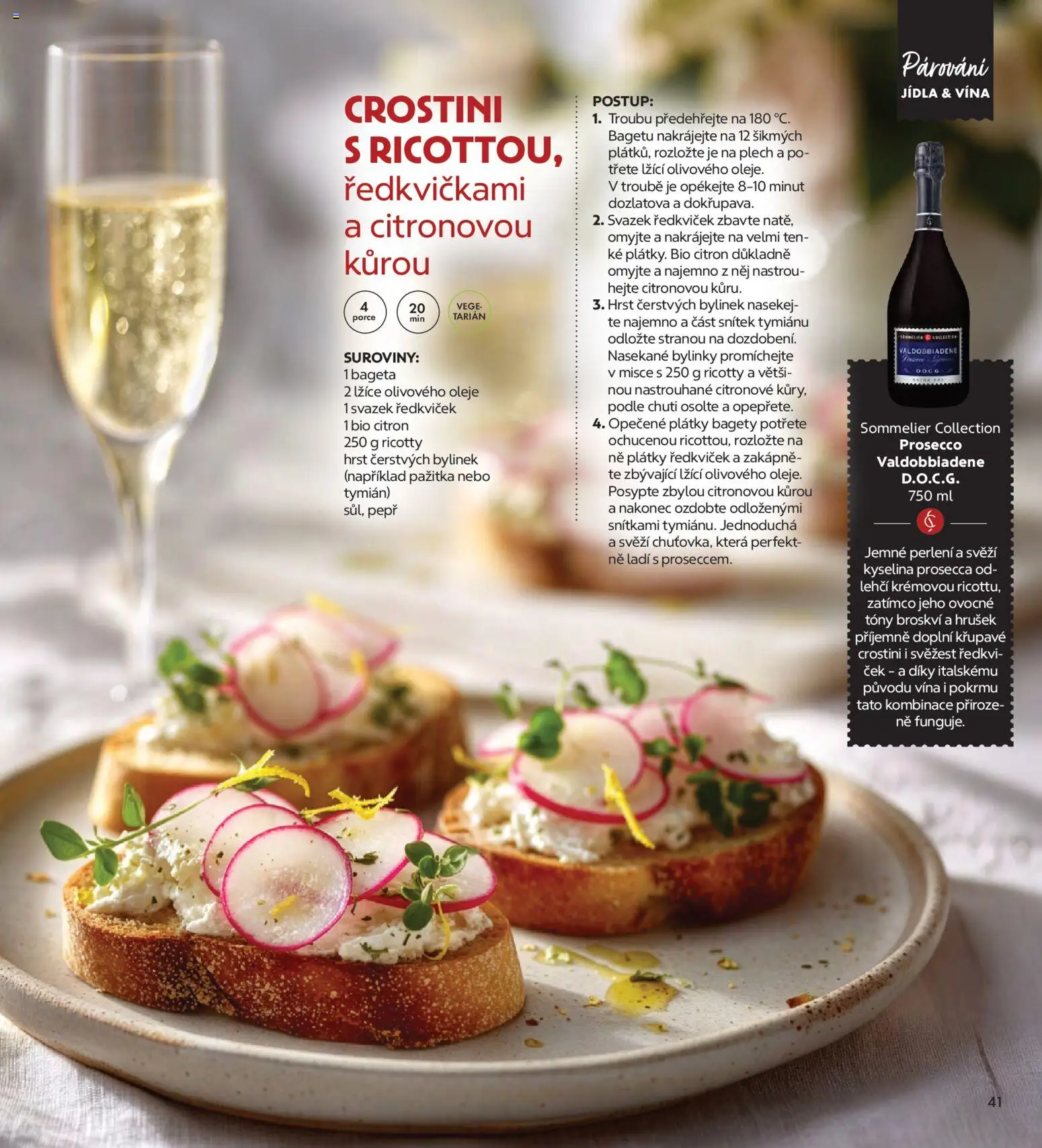 Albert magazín od 01.04.2026 | Strana: 41 | Produkty: Oleje, Prosecco, Lžíce, Bagety
