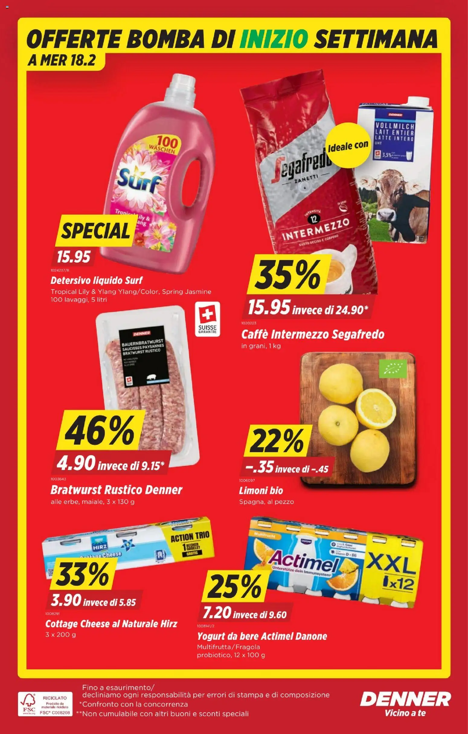 Denner Aktionen IT – gültig ab 12.02.2026 | Seite: 20 | Produkte: Actimel